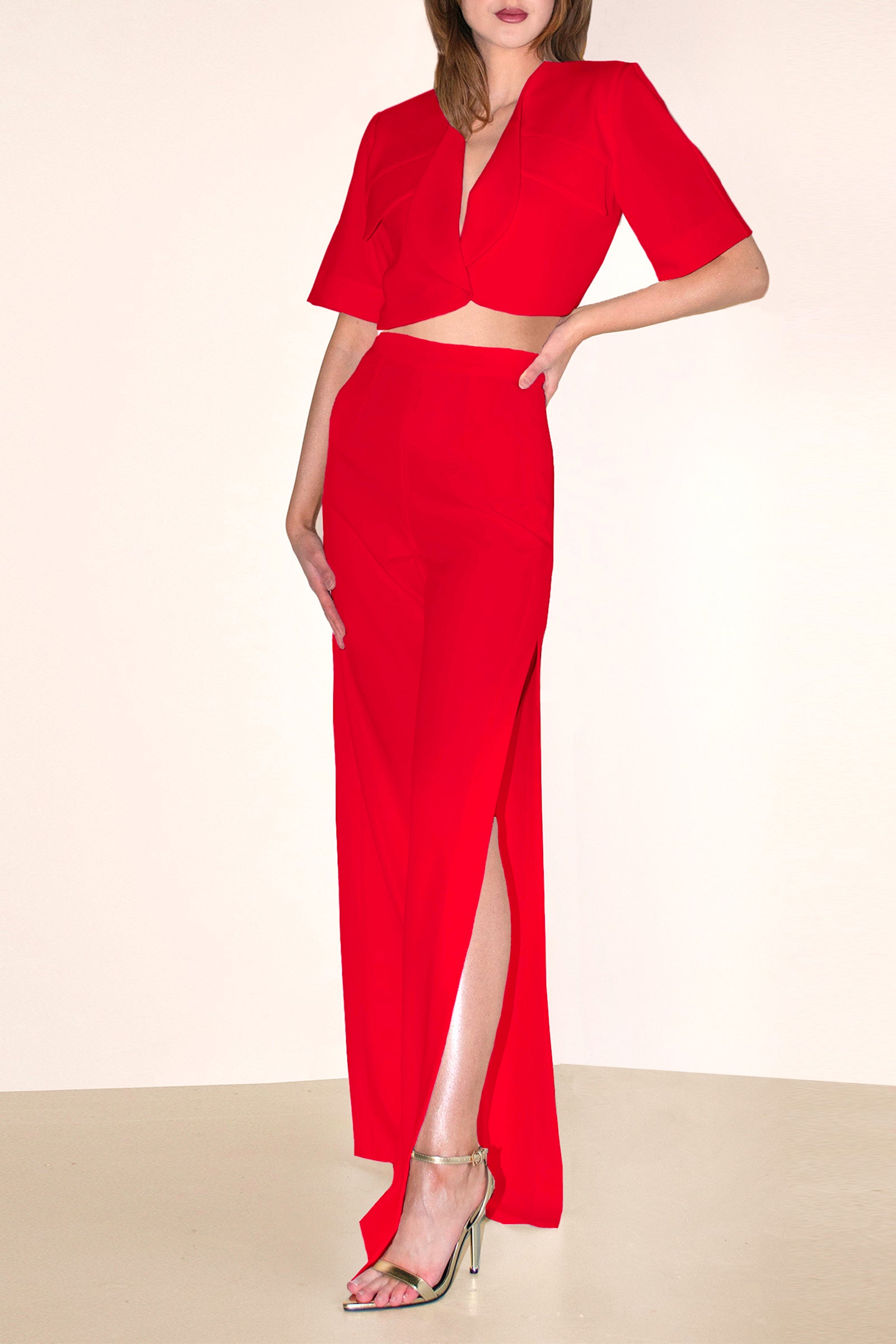 Corfu Blouse Red Angelika Jozefczyk 3