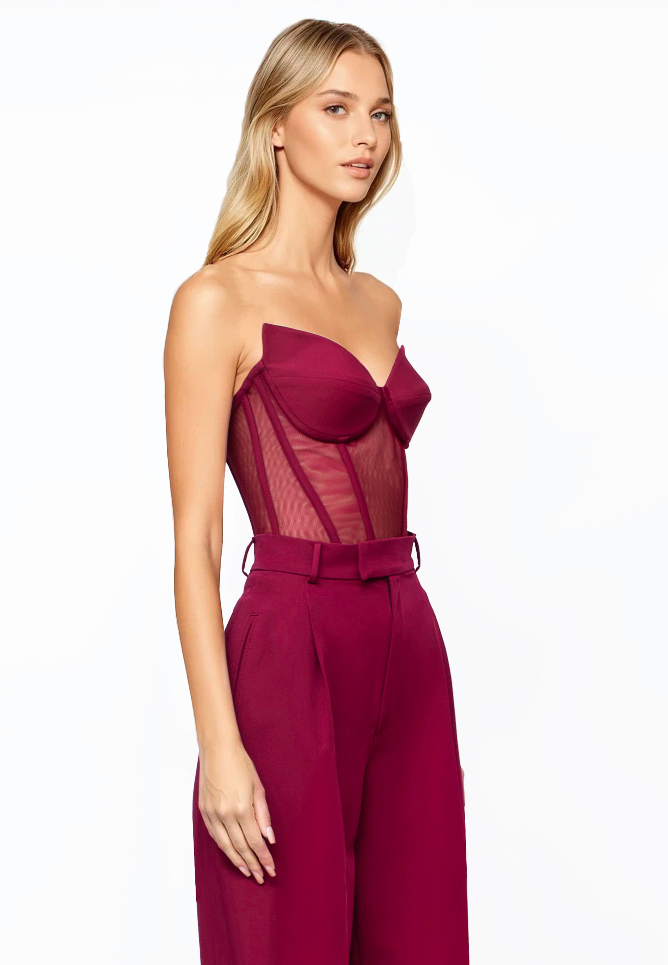 Viscose & Tulle Corset – Glam Witch Collection