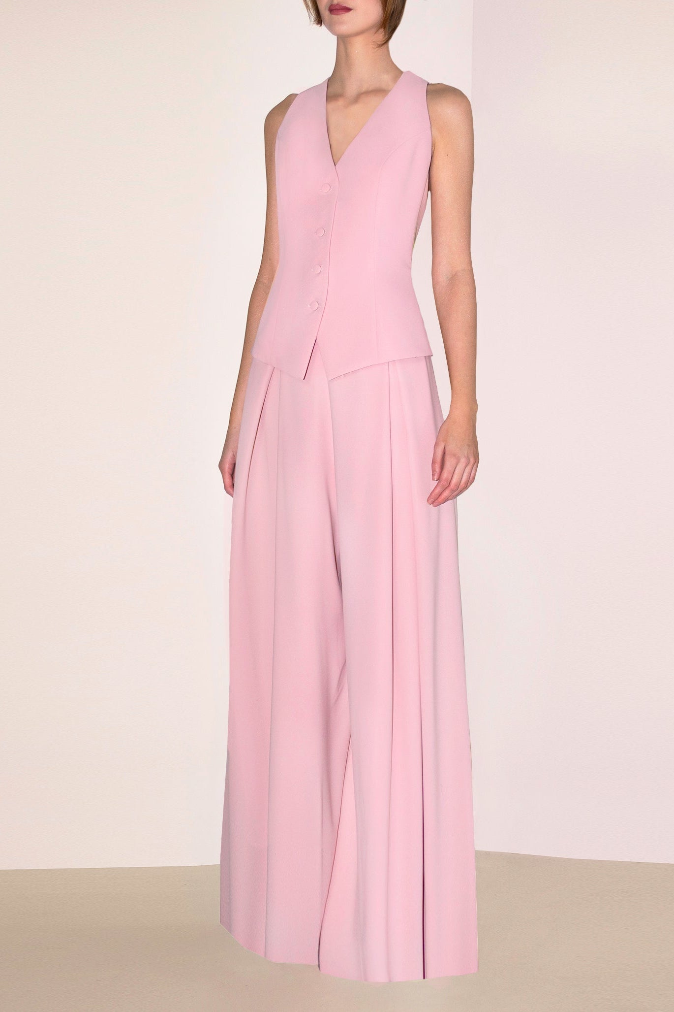 Hera Pink Tailored Vest by Angelika Jozefczyk pictrure