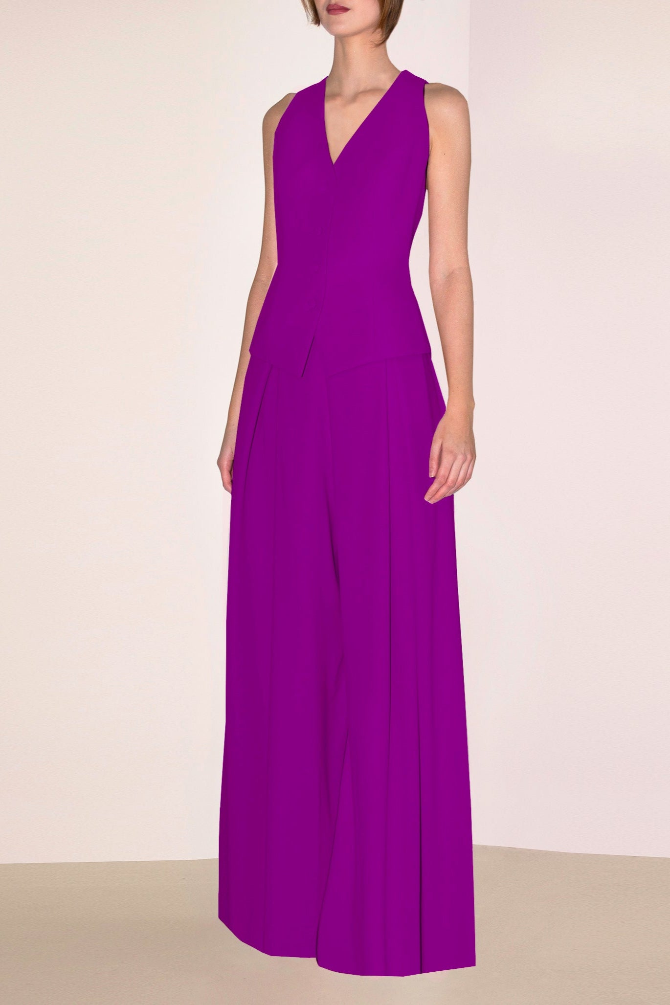 Hera trousers Violet Angelika Jozefczyk front 2
