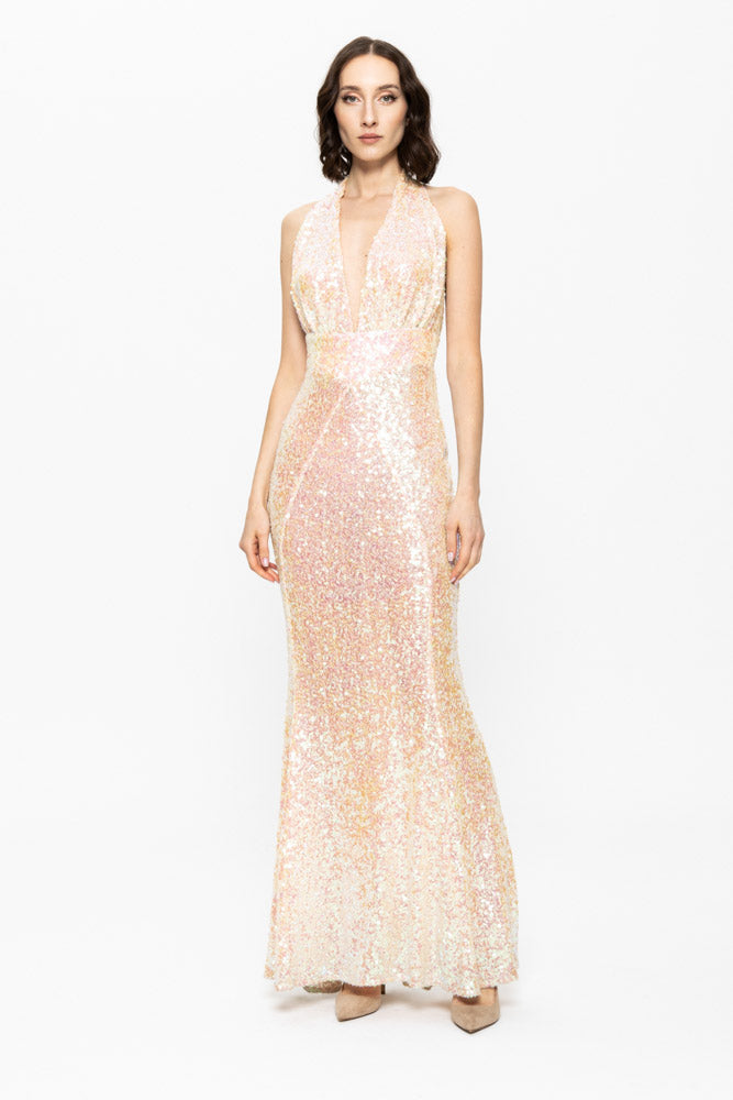 Lana Evening gown Champagne Gold