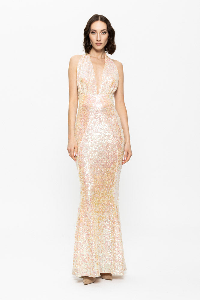 Lana Evening gown Champagne Gold