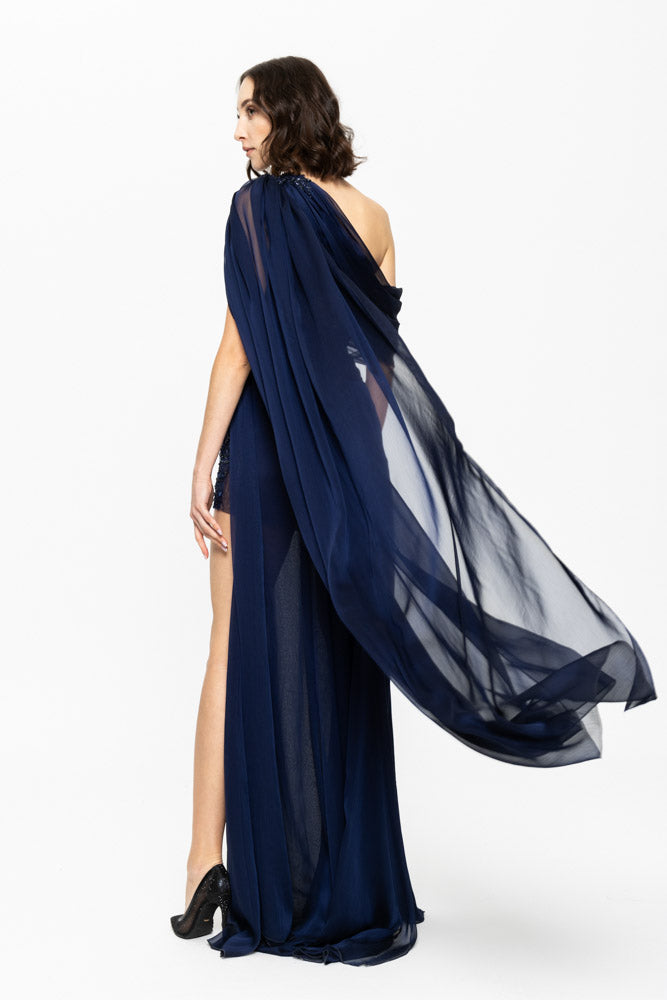 Desire Evening Gown Navy