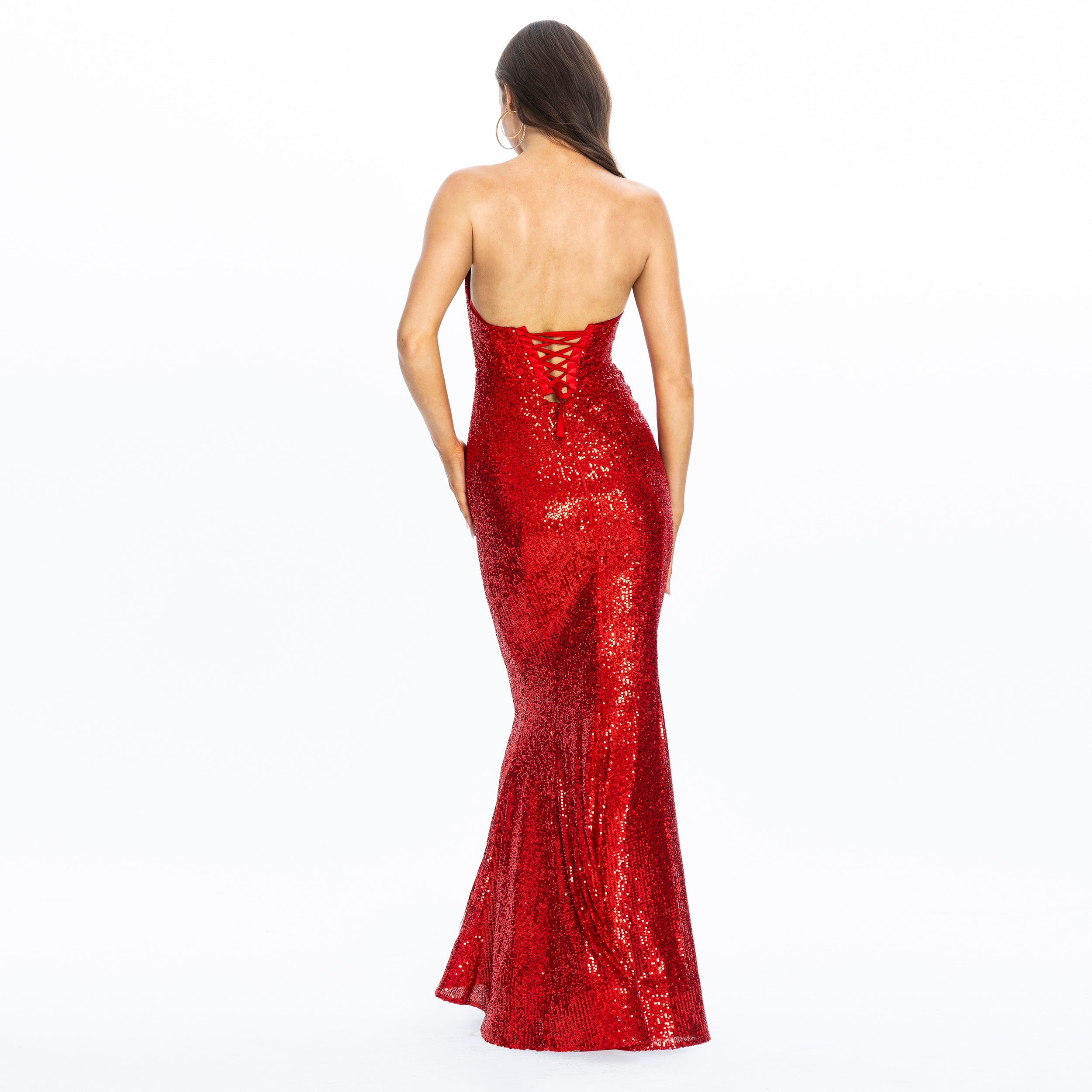 Merlin Evening Gown Red