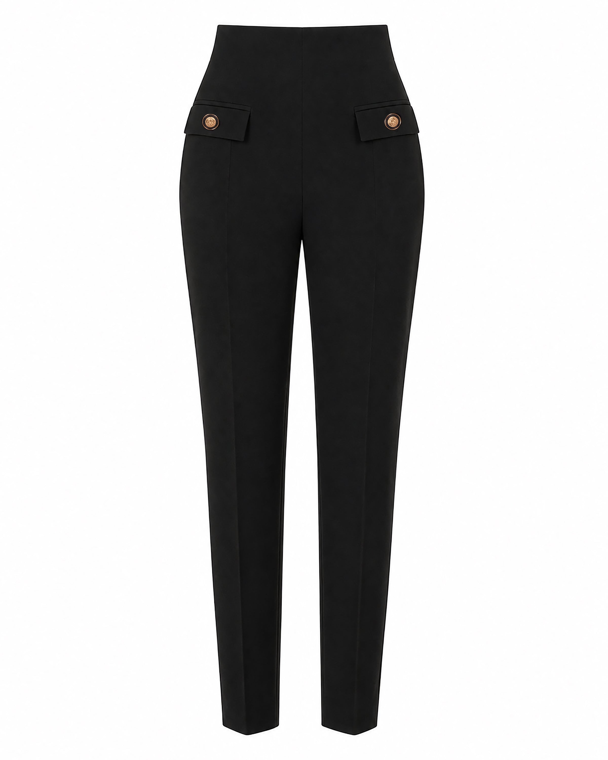 Monaco Black Cigarette Trousers