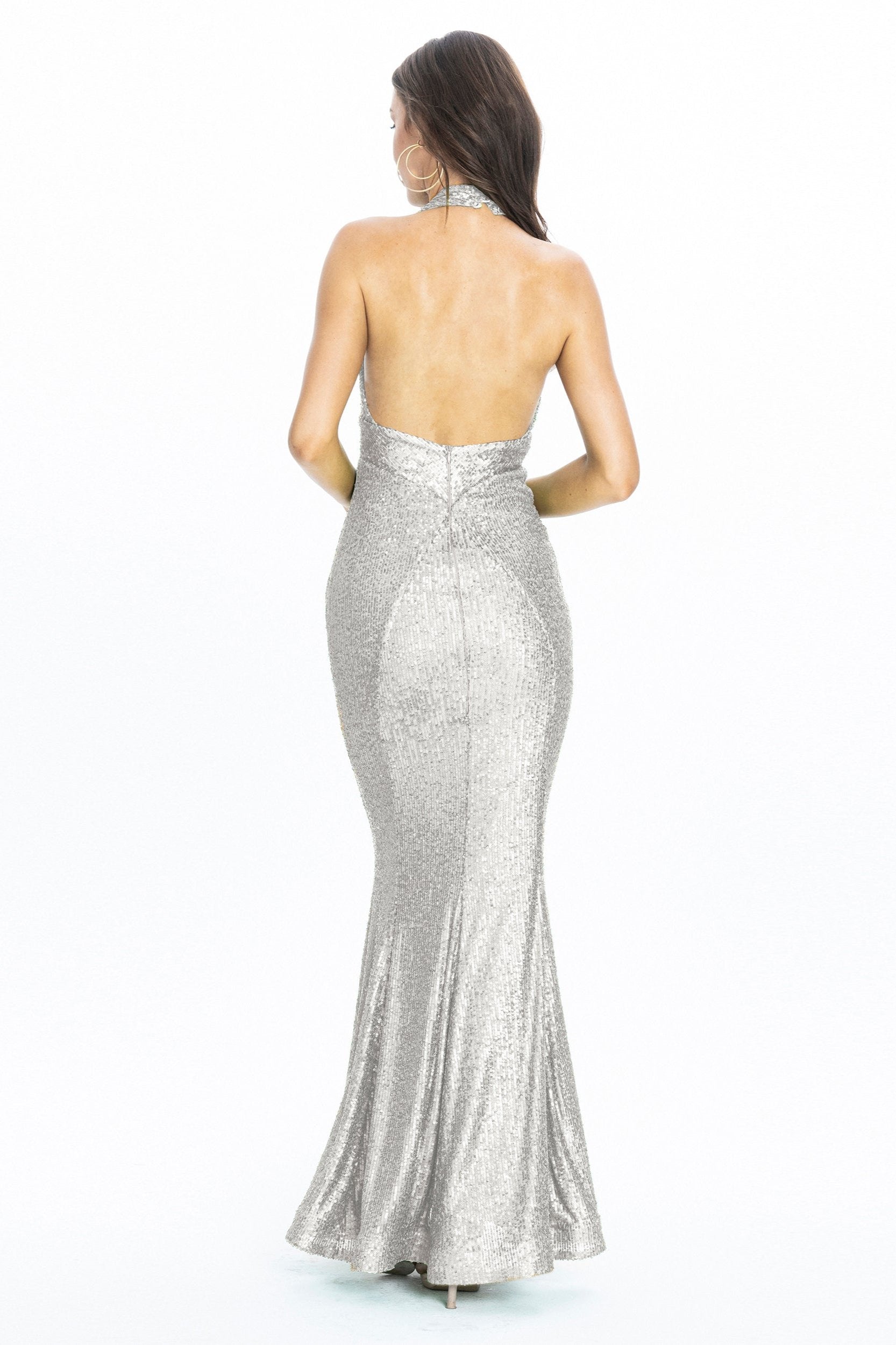 Monroe Evening Gown Silver Angelika Jozefczyk 3