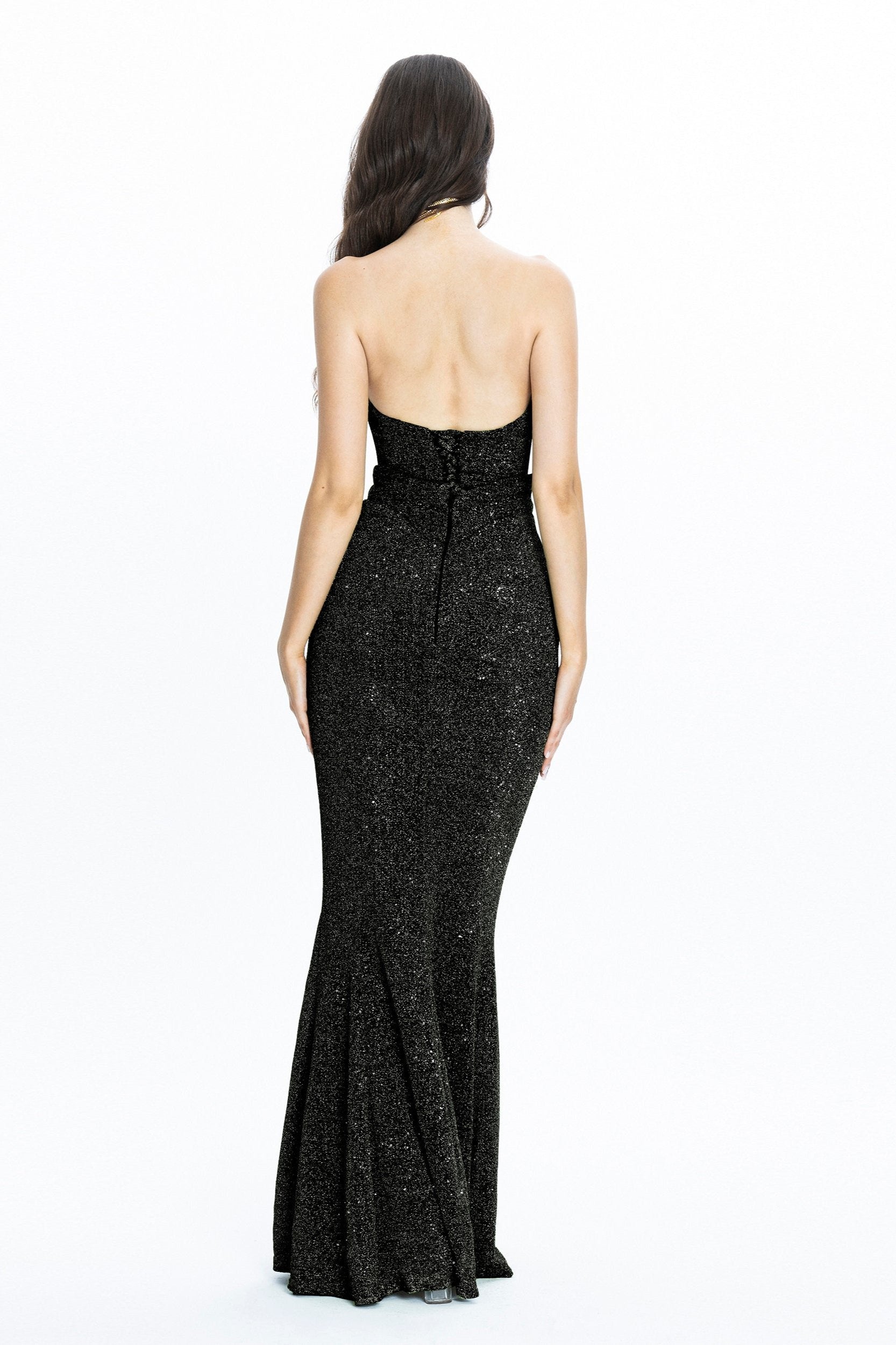 Moon Corset Evening Gown Black Angelika Jozefczyk 2