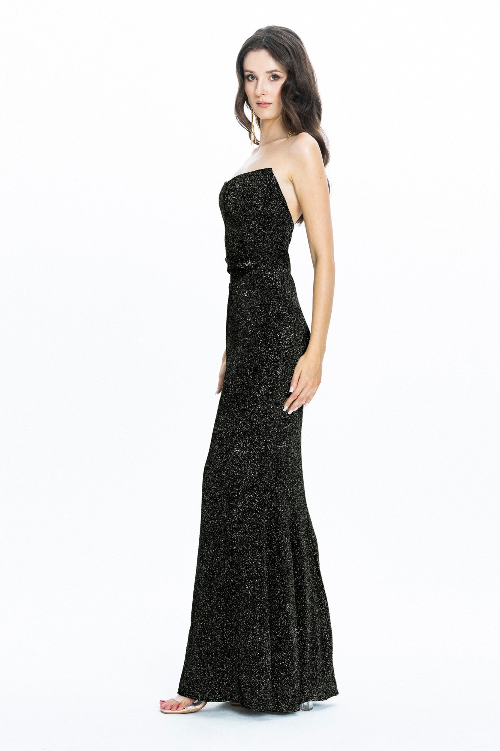 Moon Corset Evening Gown Black Angelika Jozefczyk 4