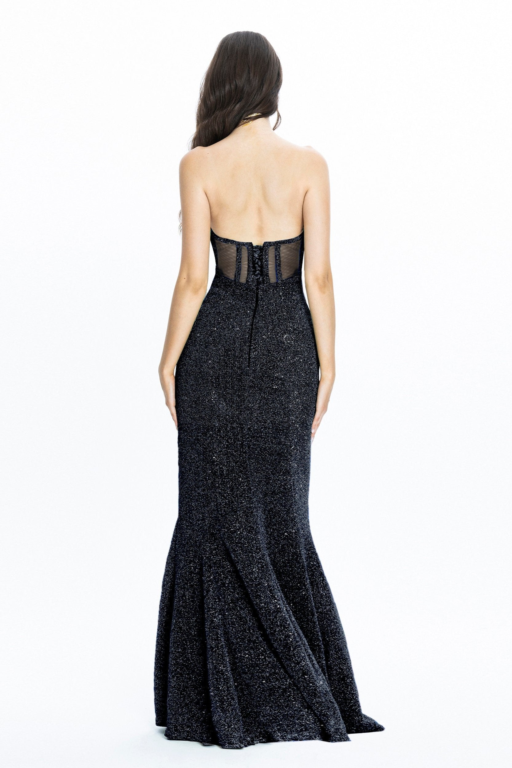 Naiomi Corset Evening Gown Black Angelika Jozefczyk 2