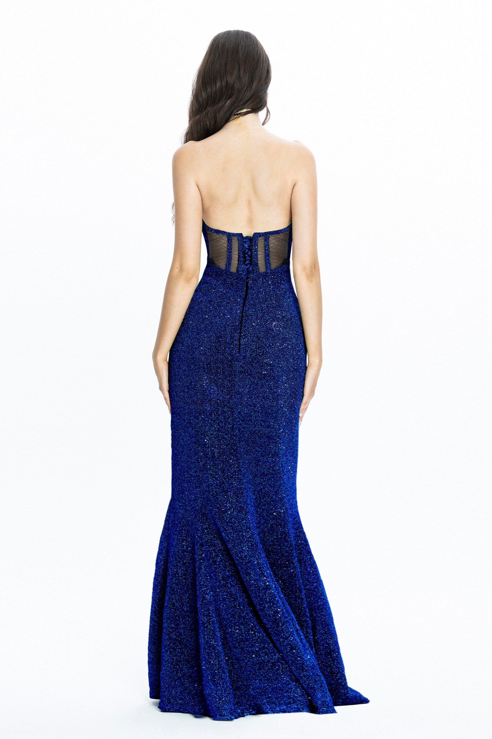 Naiomi Corset Evening Gown Navy Angelika Jozefczyk 2