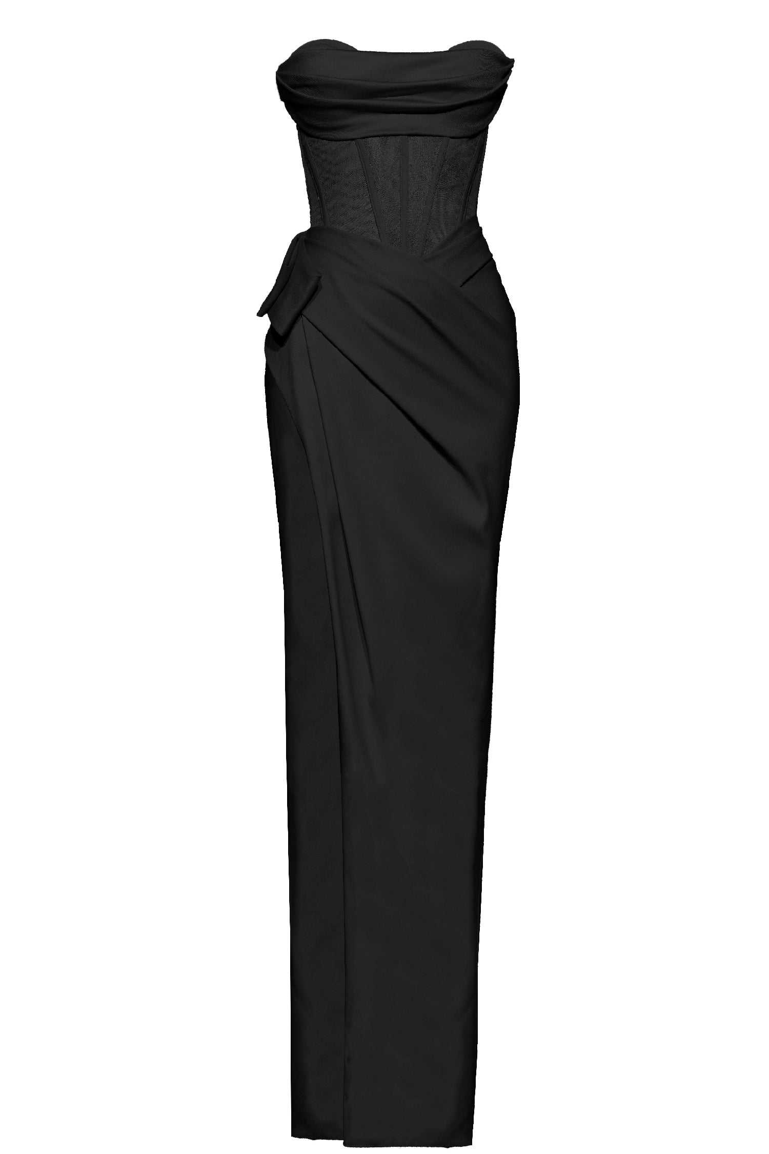 Palermo Corset Evening Gown Black Angelika Jozefczyk packshoot