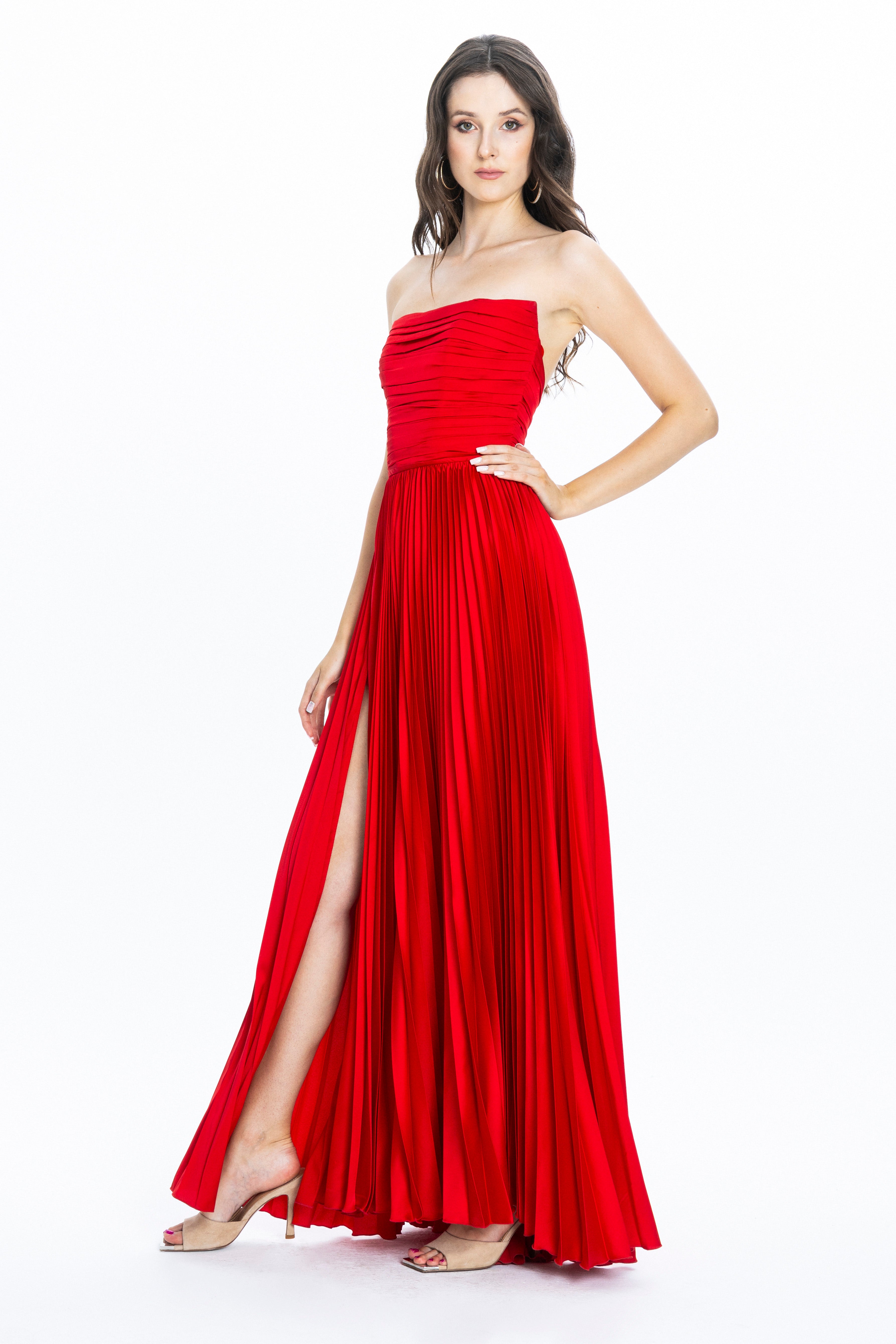 Rose Red Evening Gown Angelika Jozefczyk