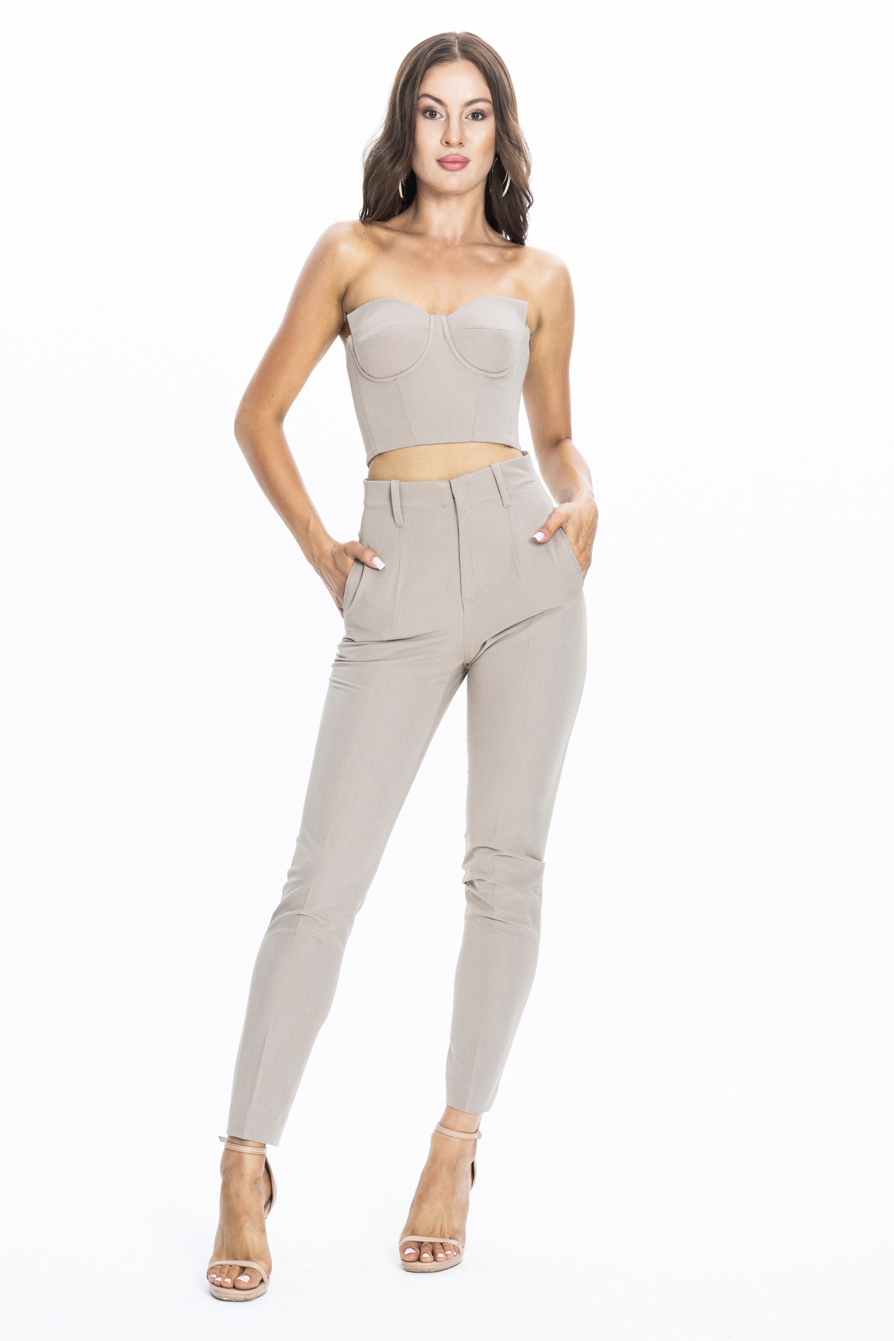 Sanremo Corset Top Stone Beige Angelika Jozefczyk 3