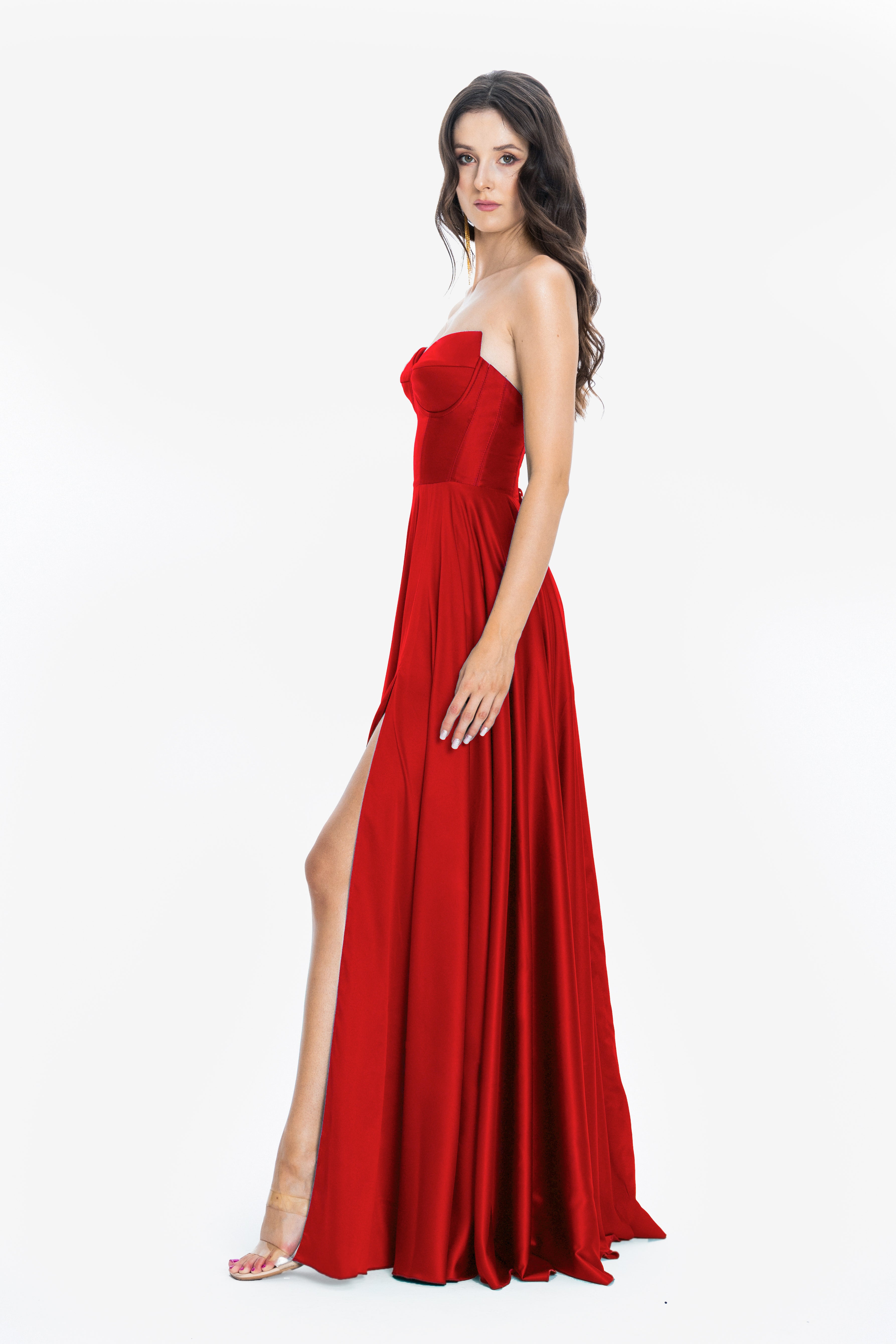Viena Evening Gown Red Angelika Jozefczyk 3