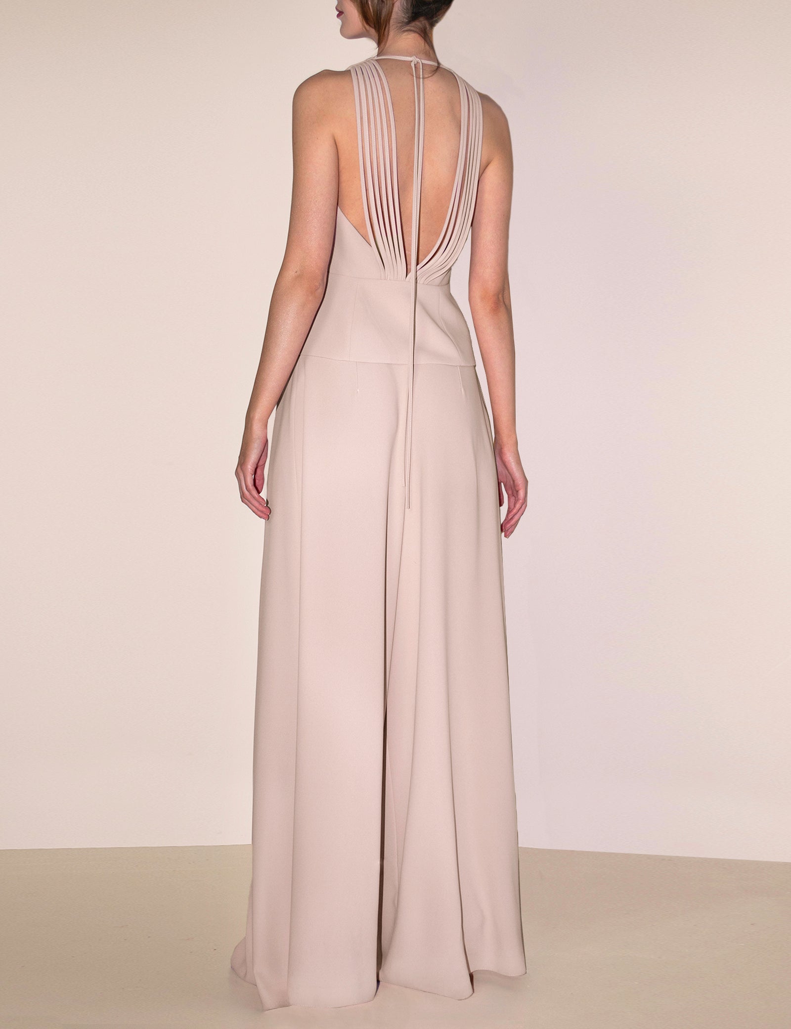 Wide-Leg Trousers Hera Beige Angelika Jozefczyk 4