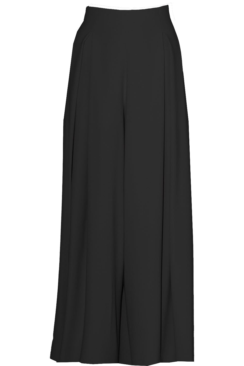 Wide-Leg Trousers Hera Black Packshoot