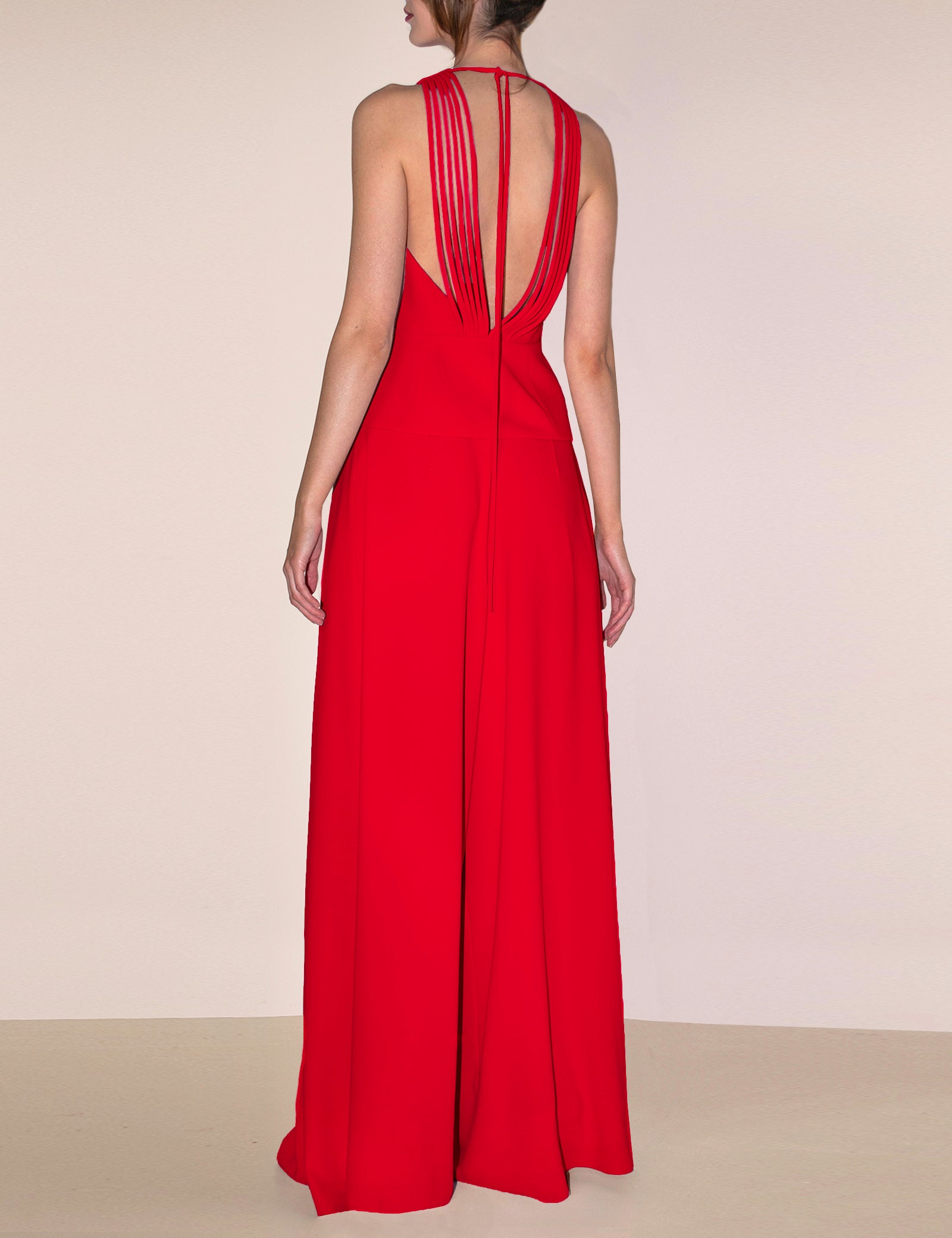 Wide-Leg Trousers Hera Red Angelika Jozefczyk 4