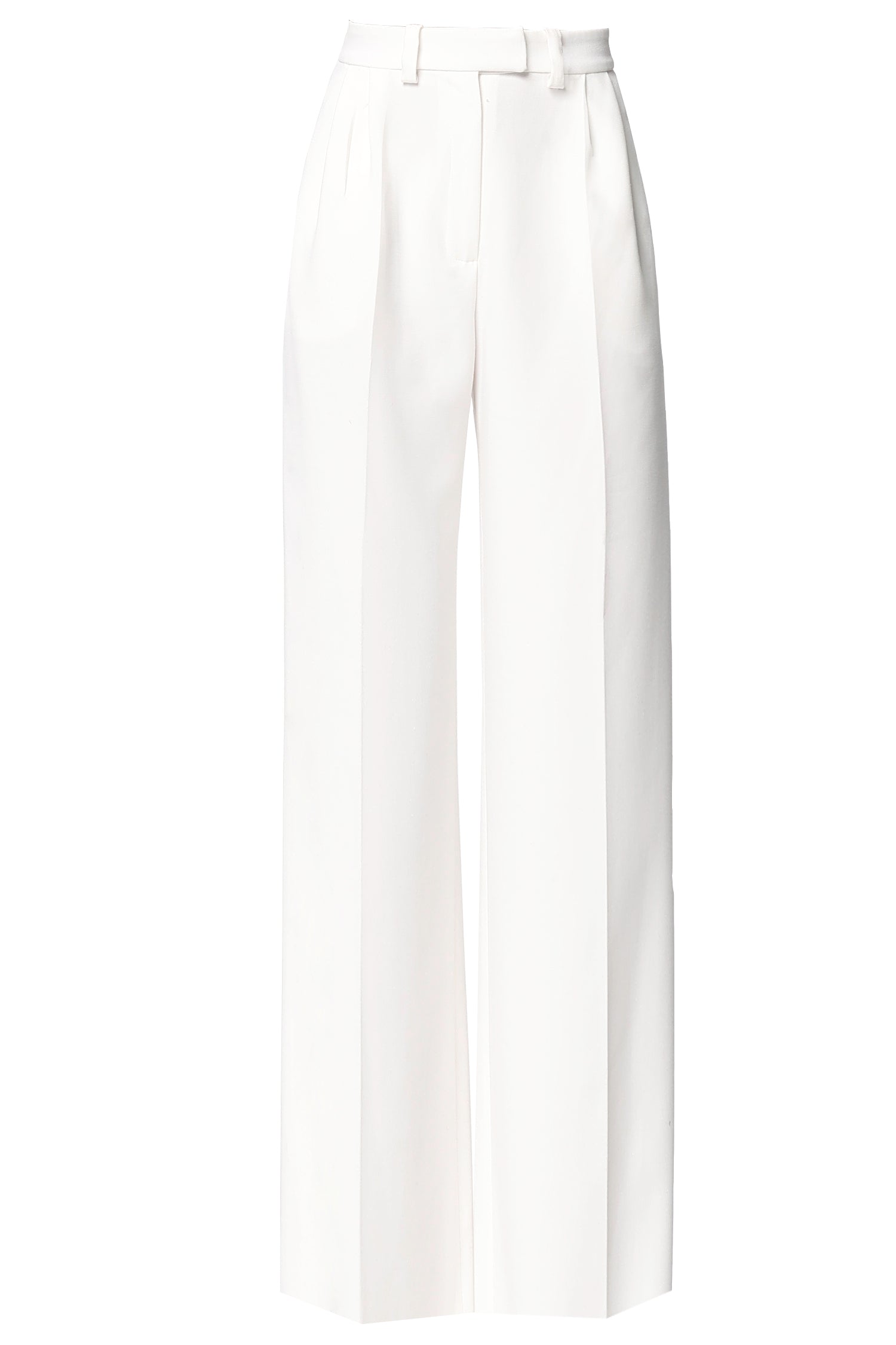 Spodnie Garniturowe Sanremo High-Rise Ecru