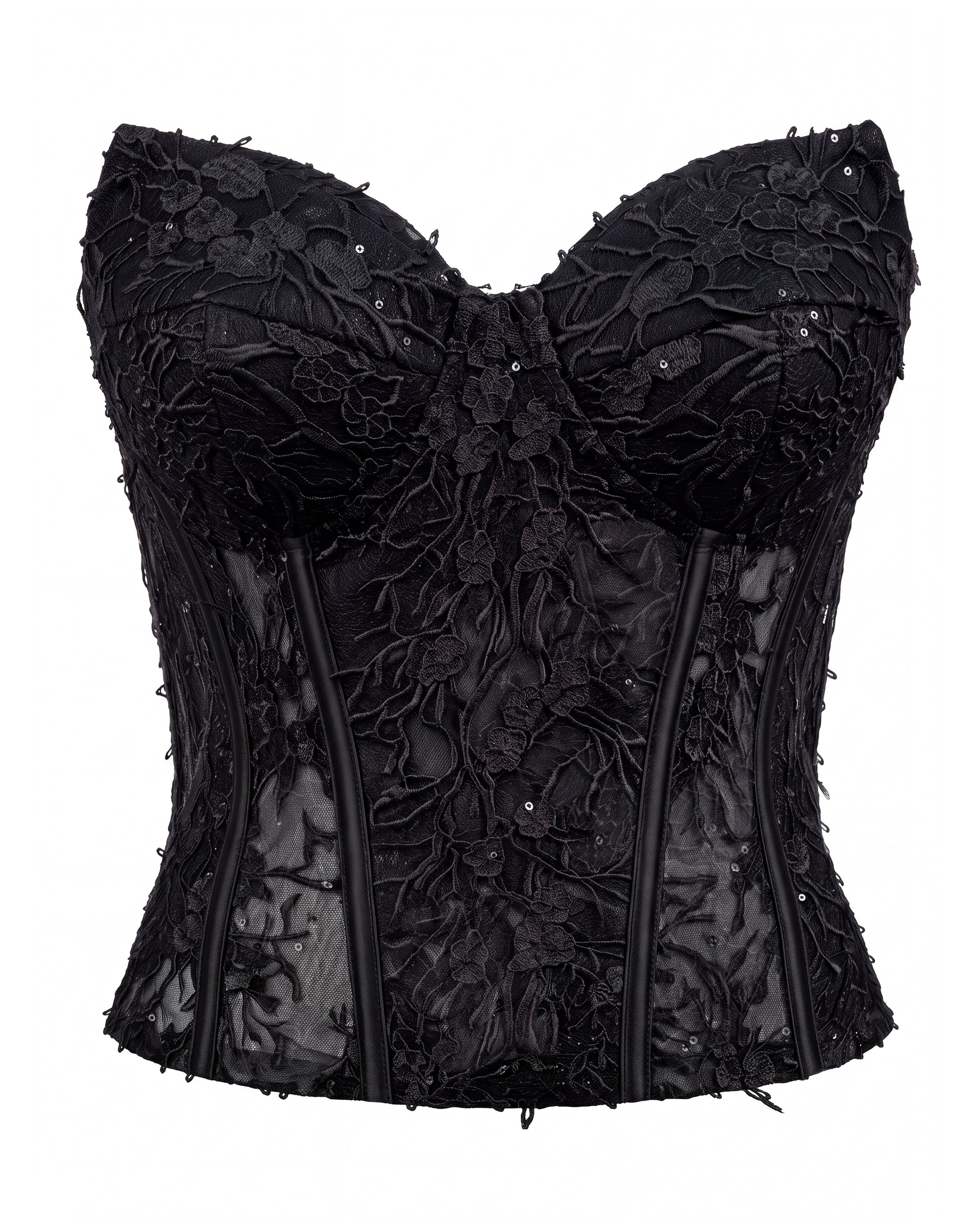 Catrice Lace Corset Top Black