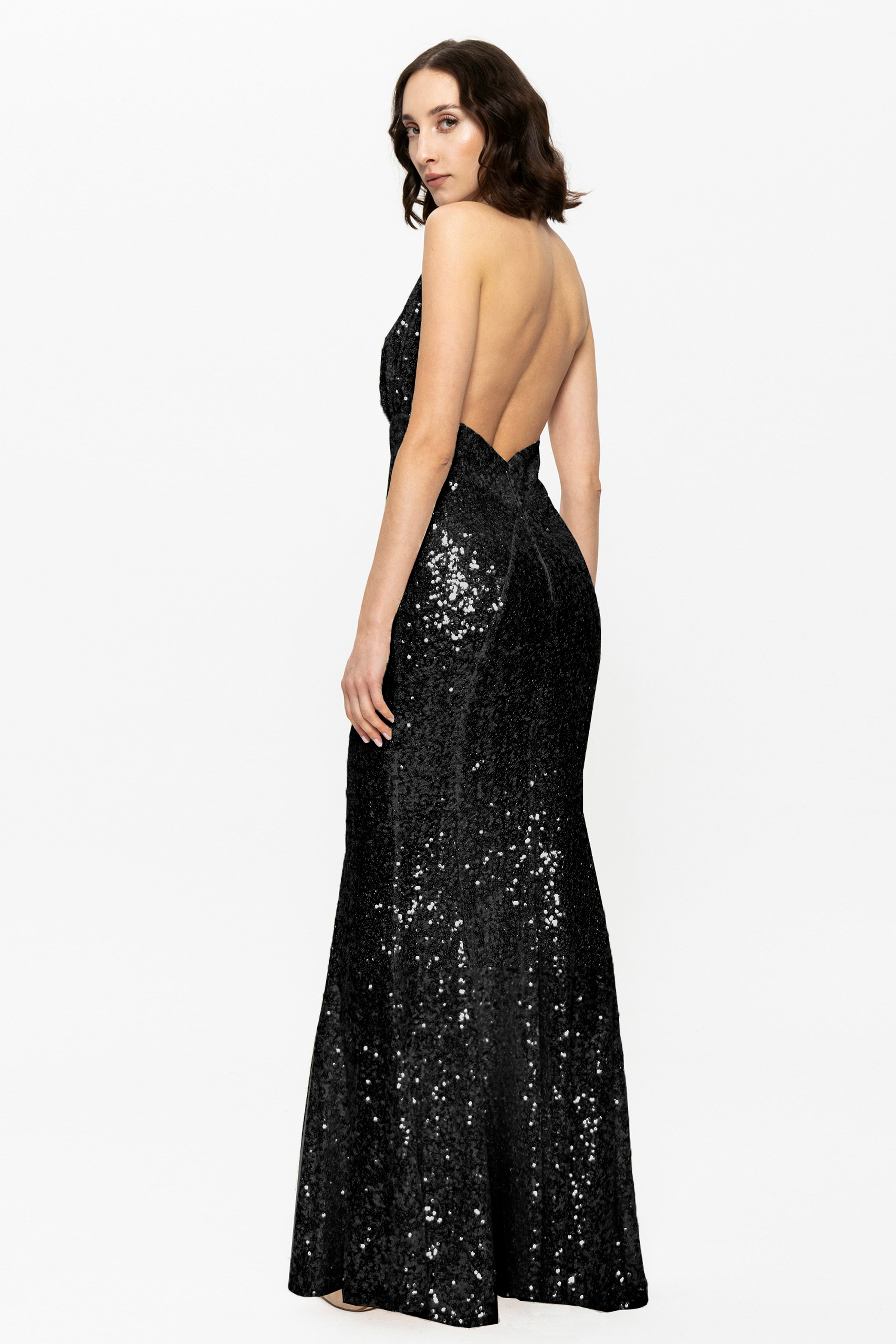 Lana Evening Gown Black