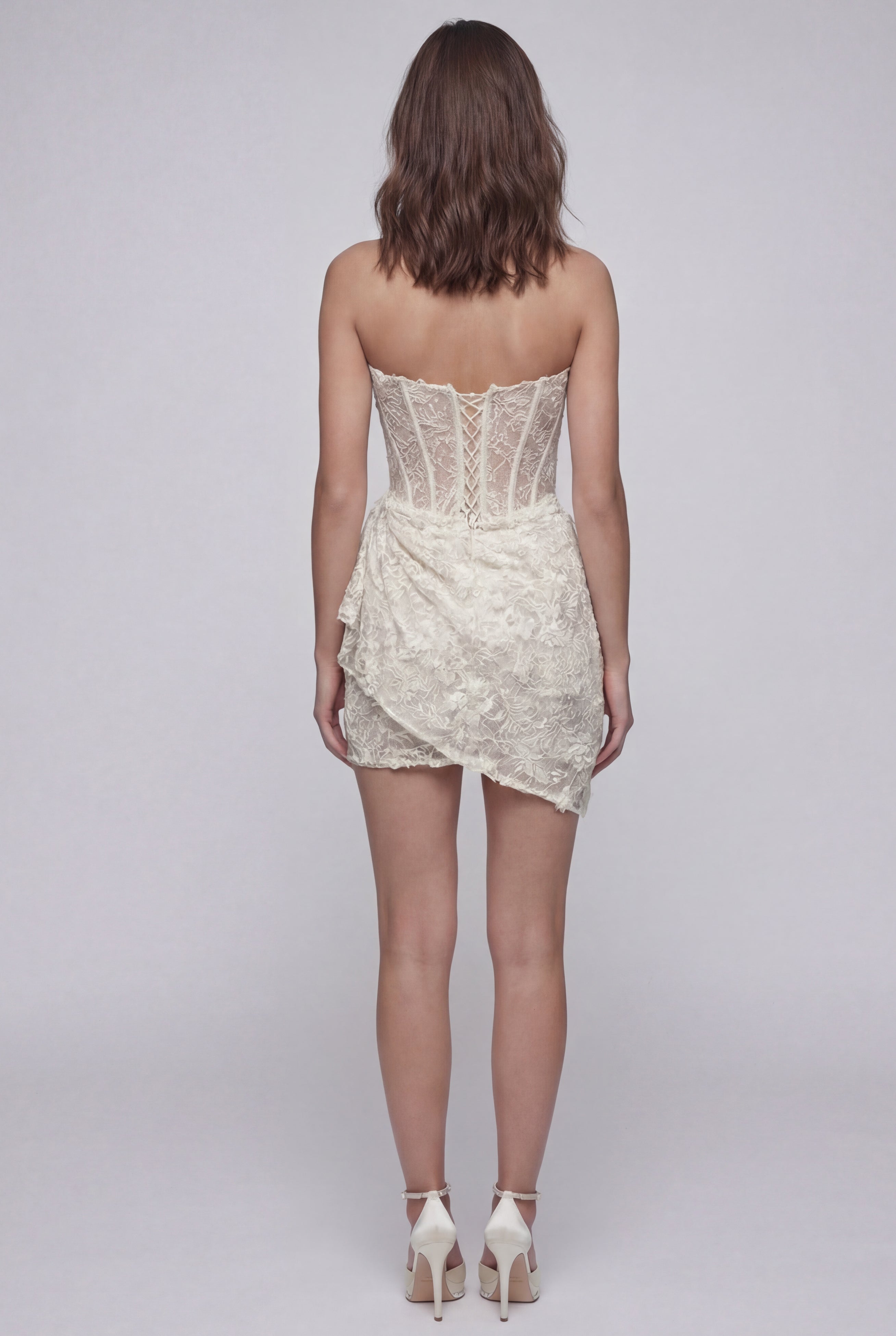 Mini Lace Dress Catrice Ivory