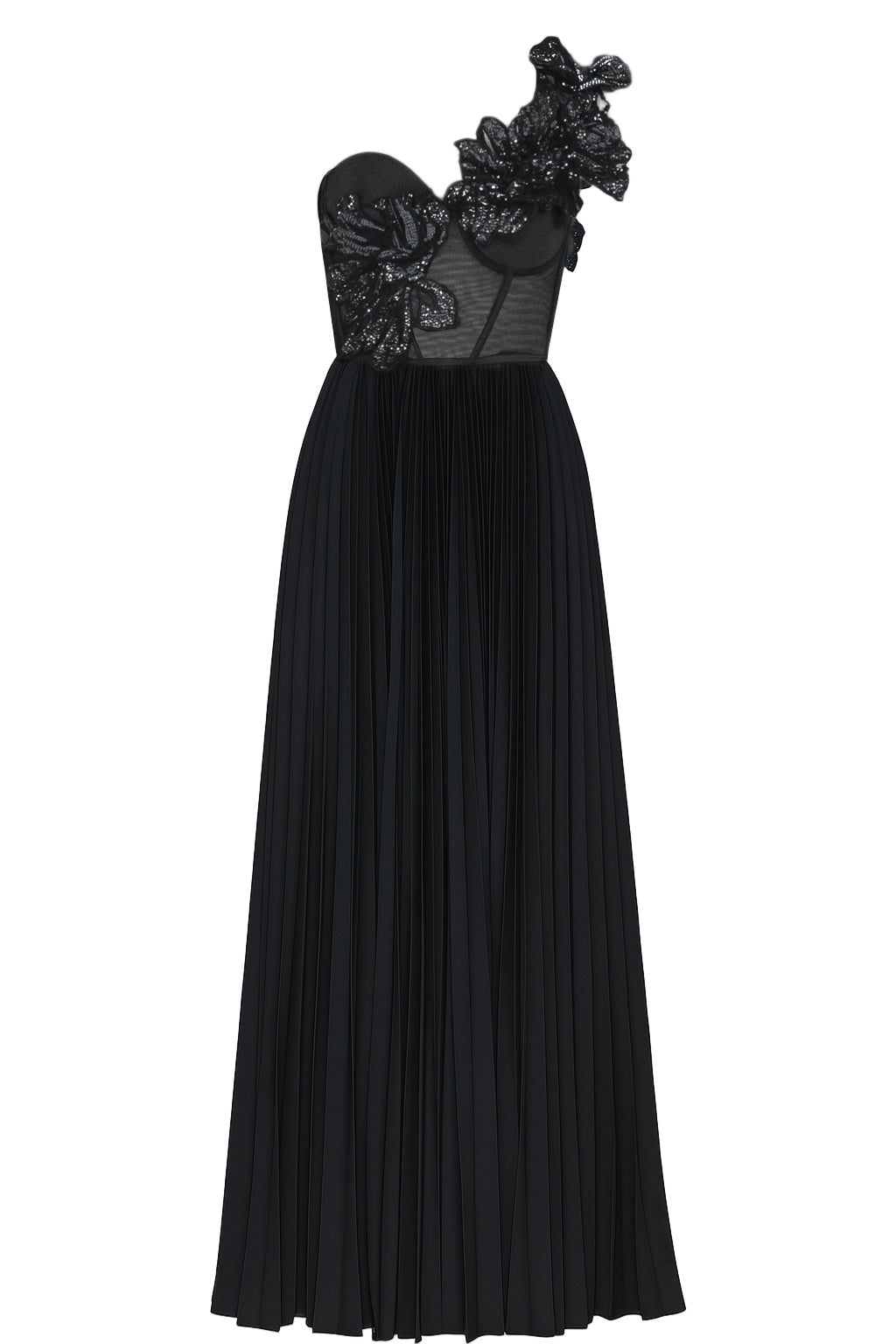 Orchidea Noir Evening Gown