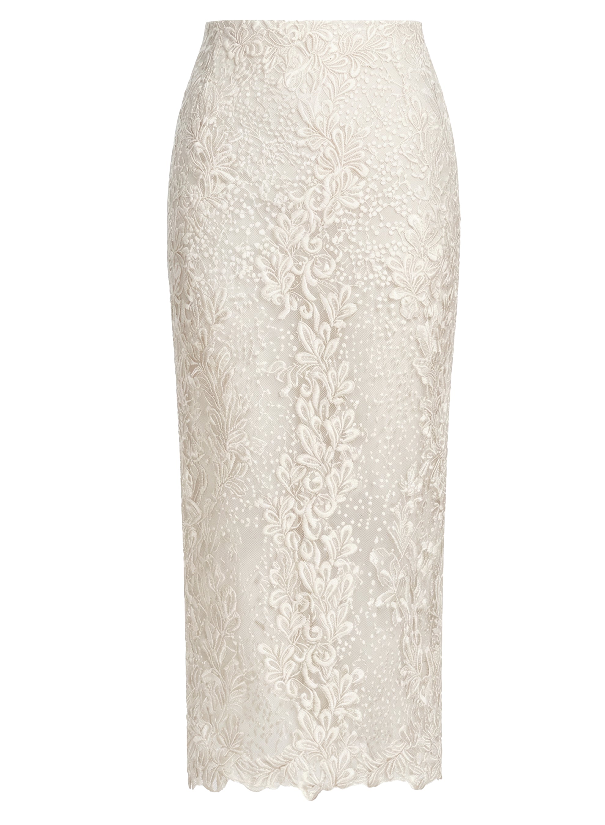 Ivory Spódnica Maxi Orchidea