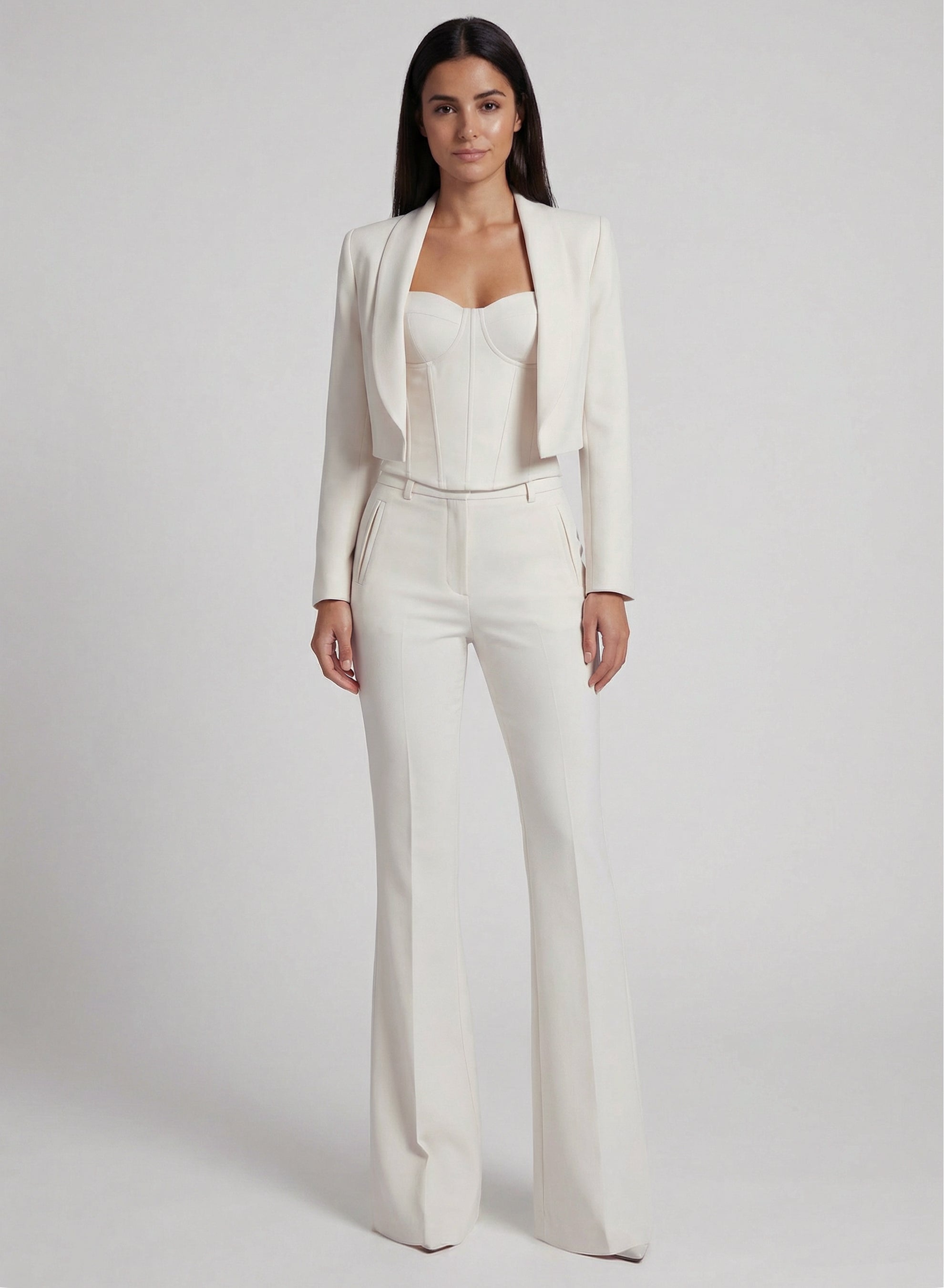 Rozszerzane Spodnie Palermo Szmaragdowy