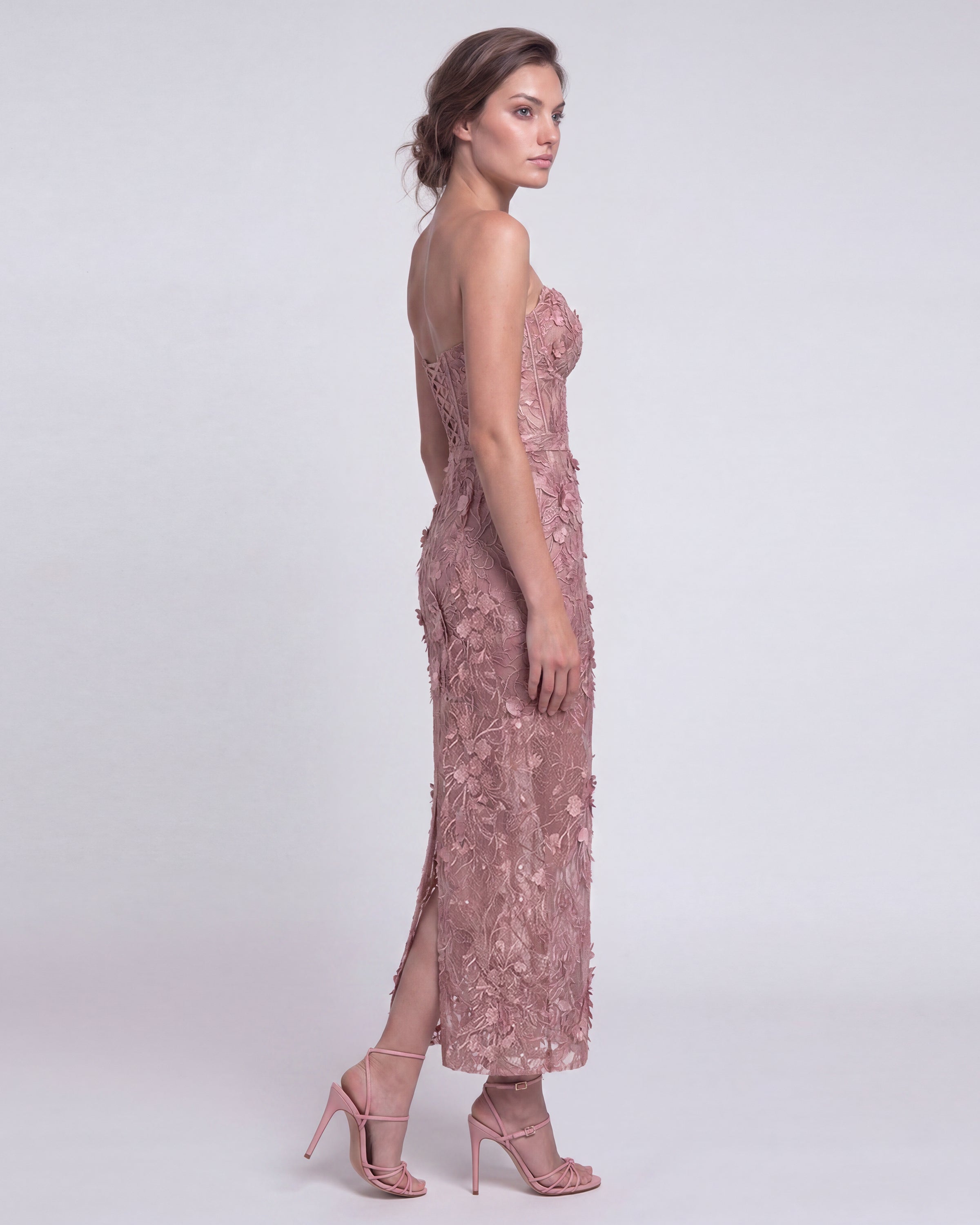 Catrice Lace Corset Top Dusty Pink