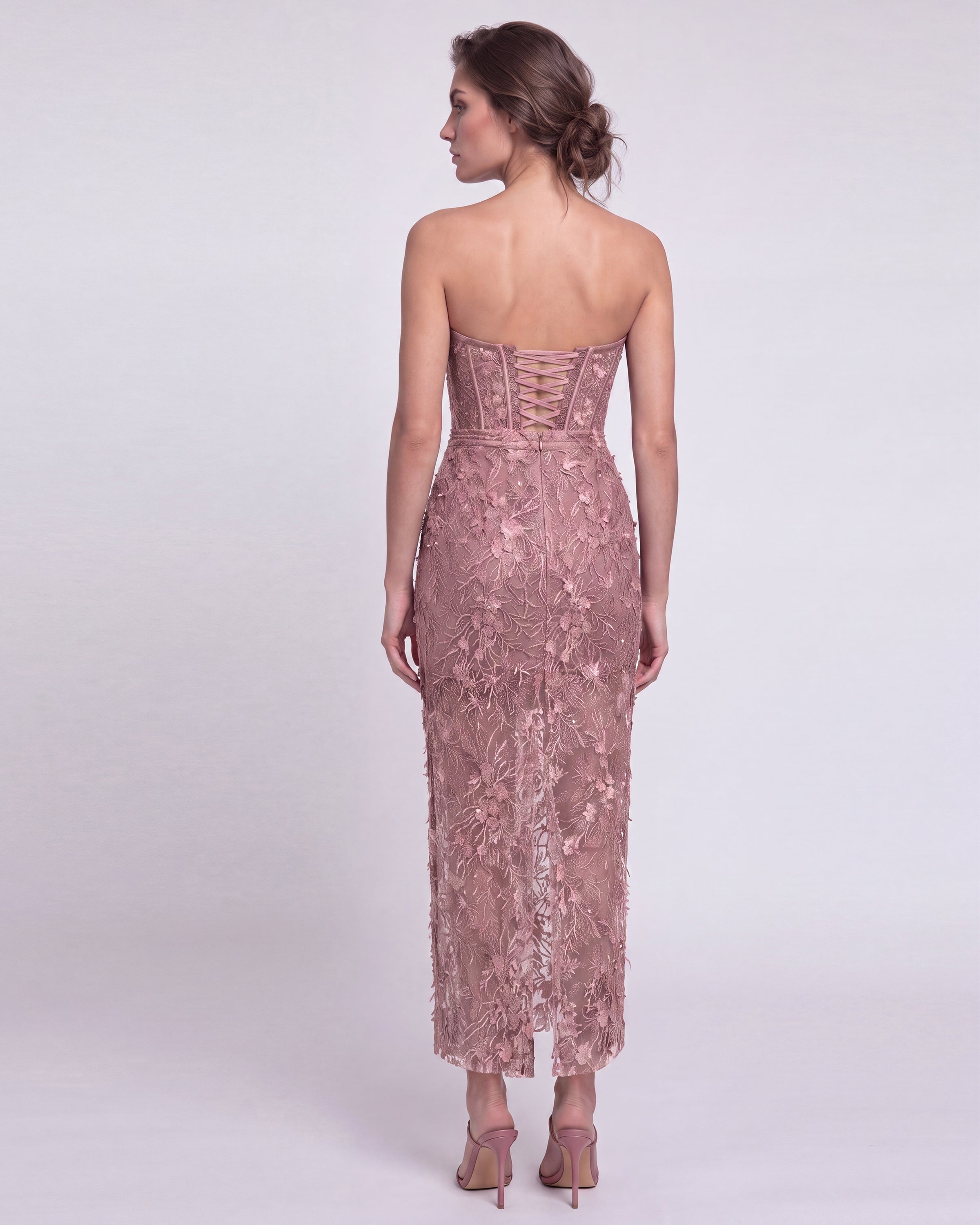 Catrice Lace Corset Top Dusty Pink