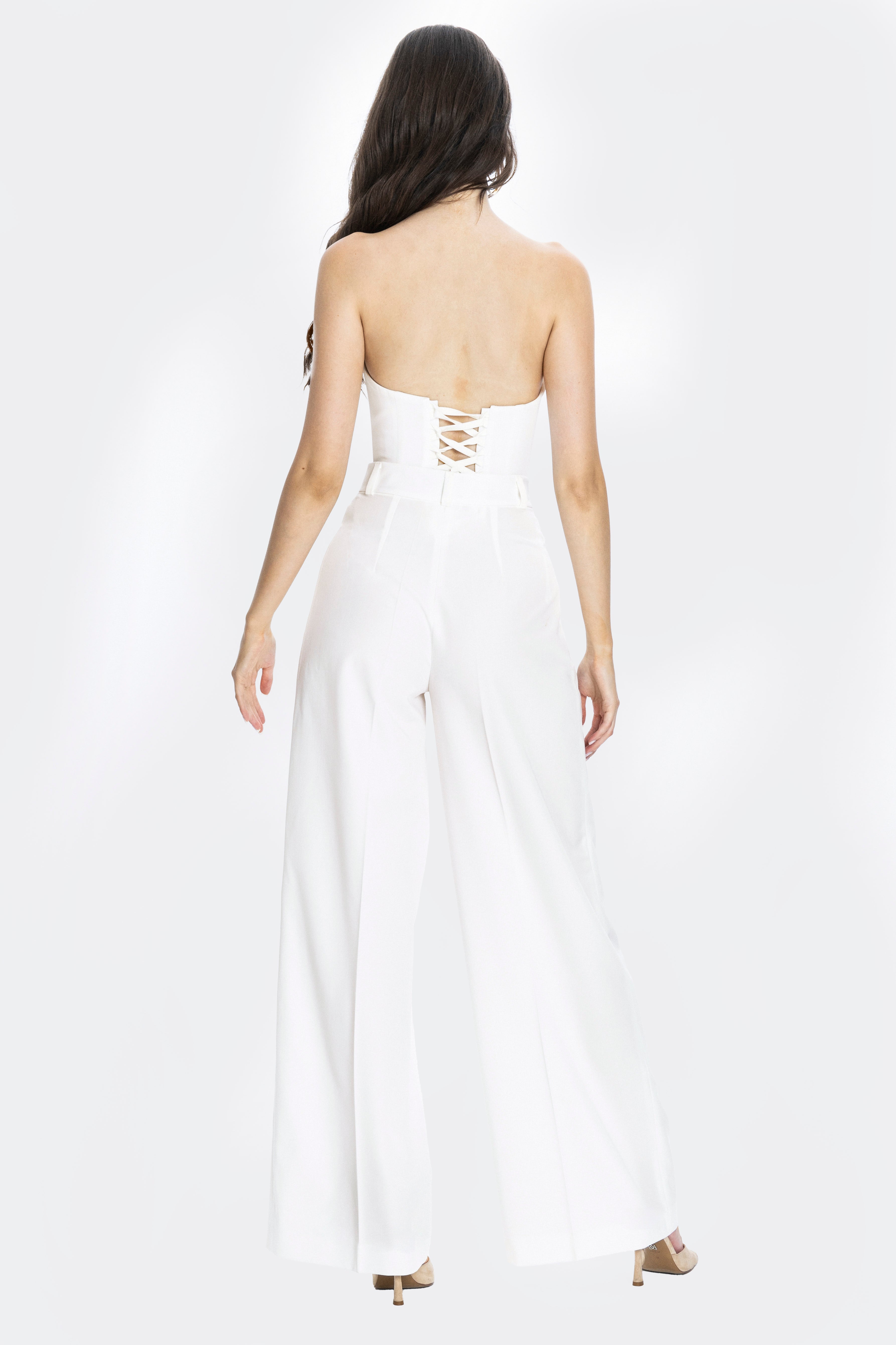 Sanremo Corset Top Ivory