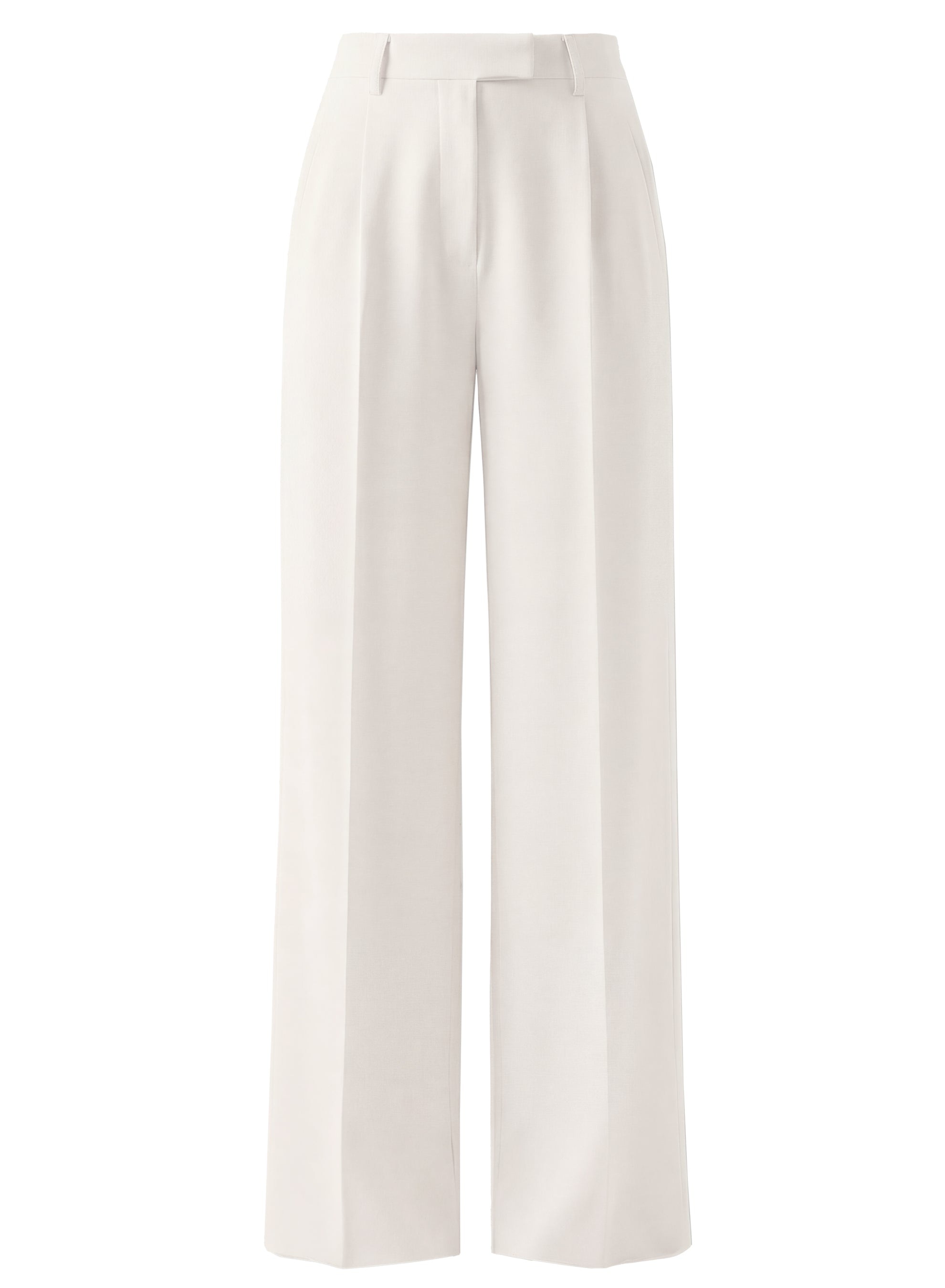 Spodnie Garniturowe Sanremo High-Rise Ecru