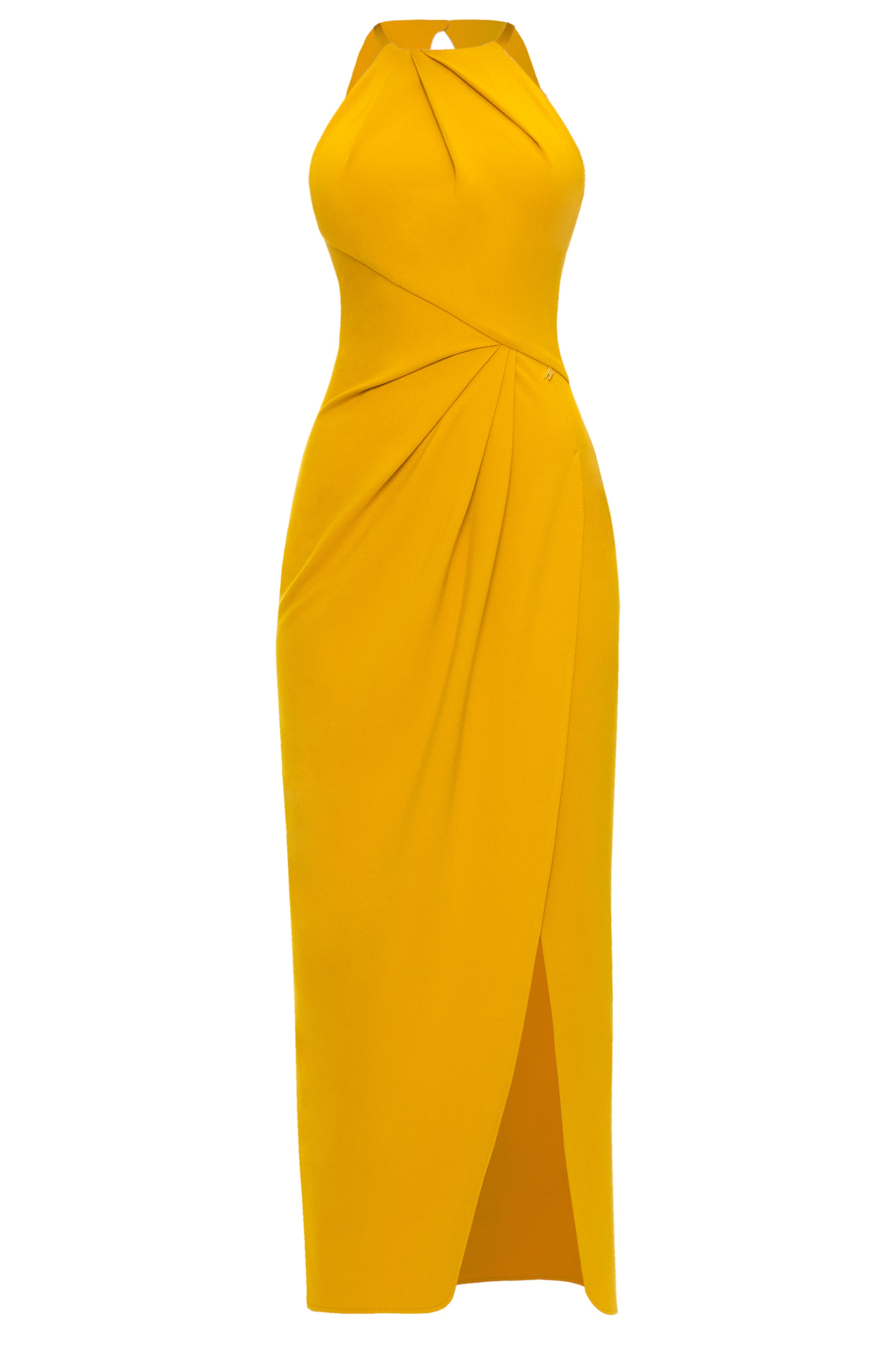 Sofia Draped Dress Honey
