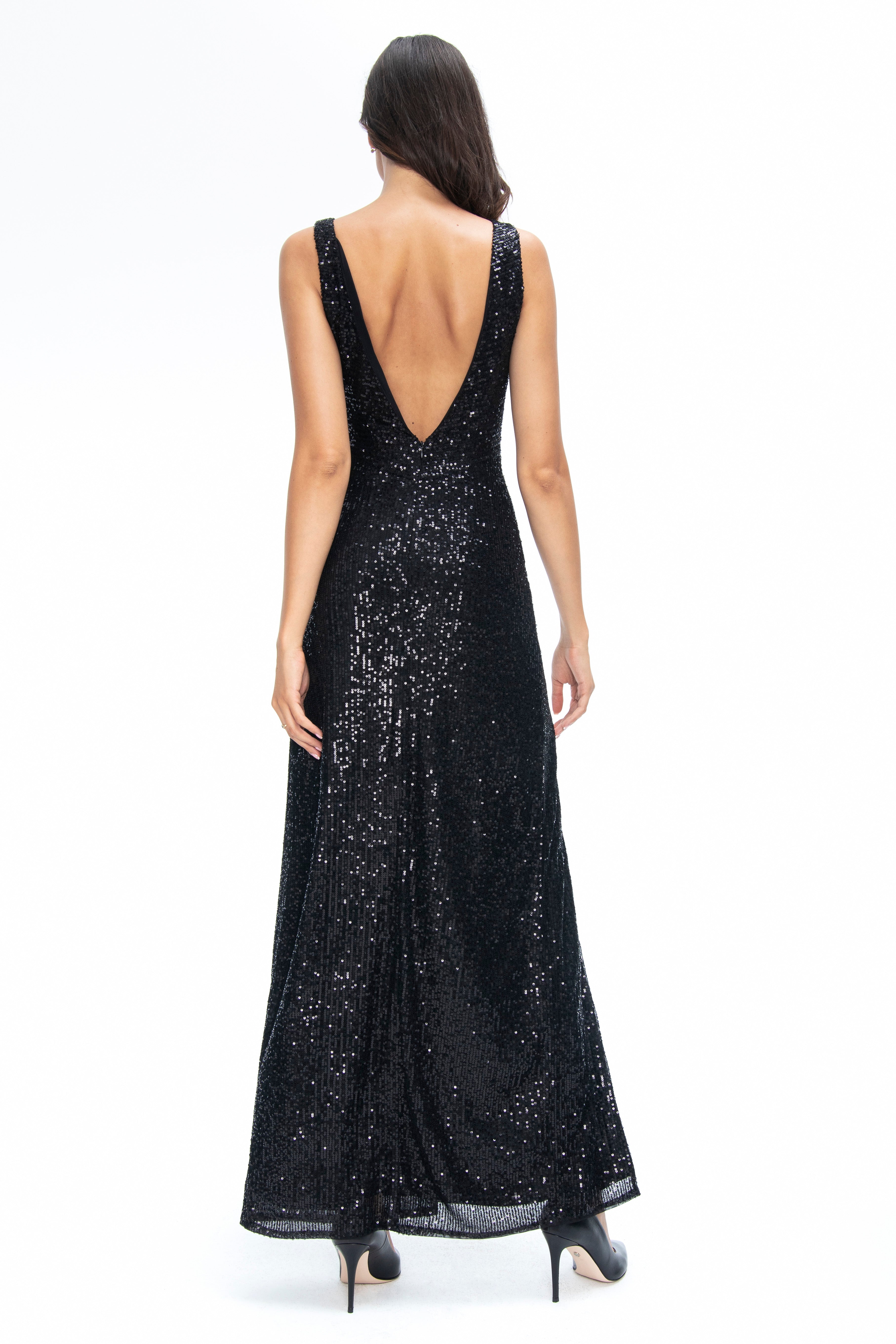 Robe de Soirée Noir Pur