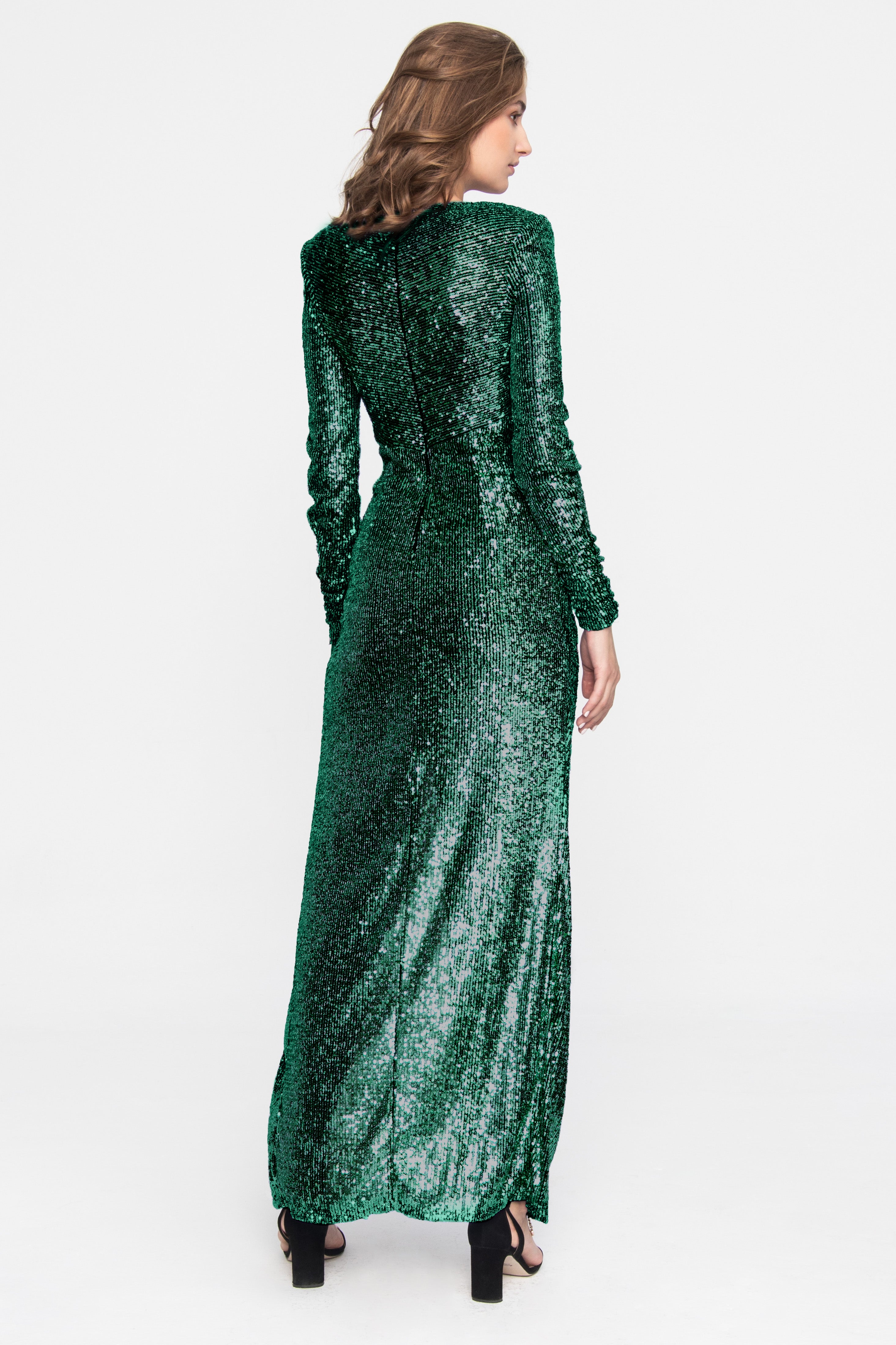 Gloria Evening Gown Emerald 2 Angelika Jozefczyk