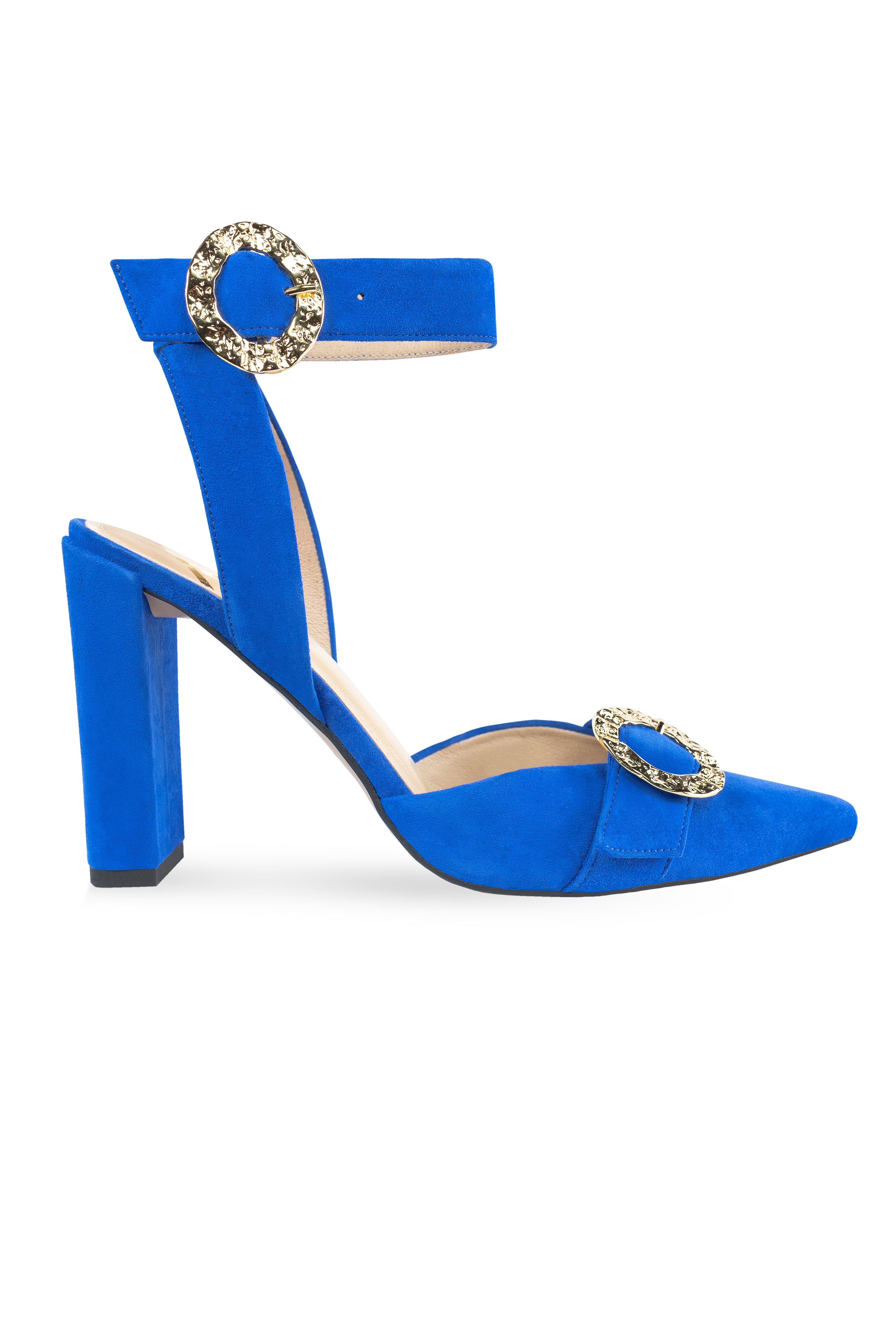 Bluette Suede Heels Dynasty