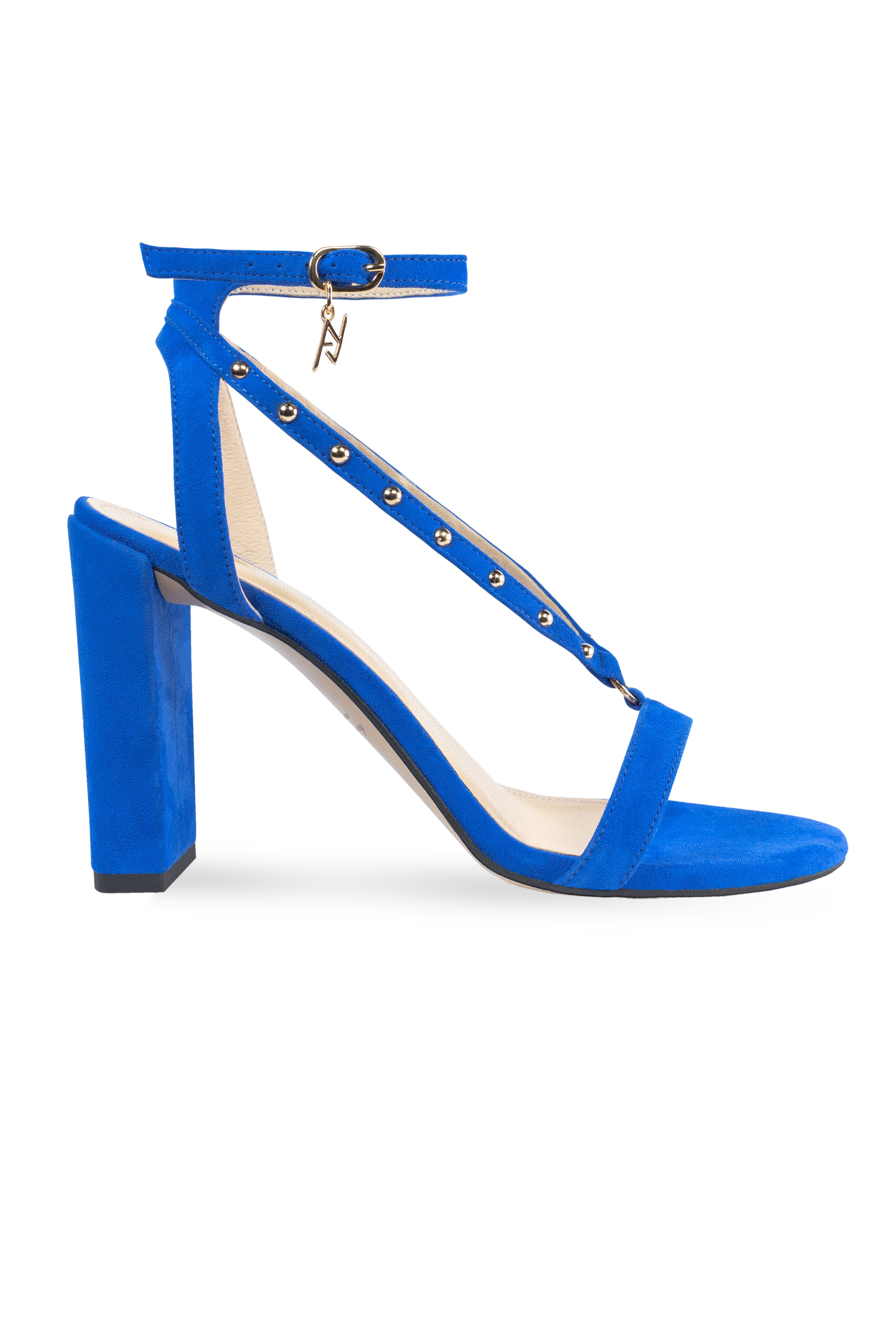 Bluette Suede Sandal Heels Riva