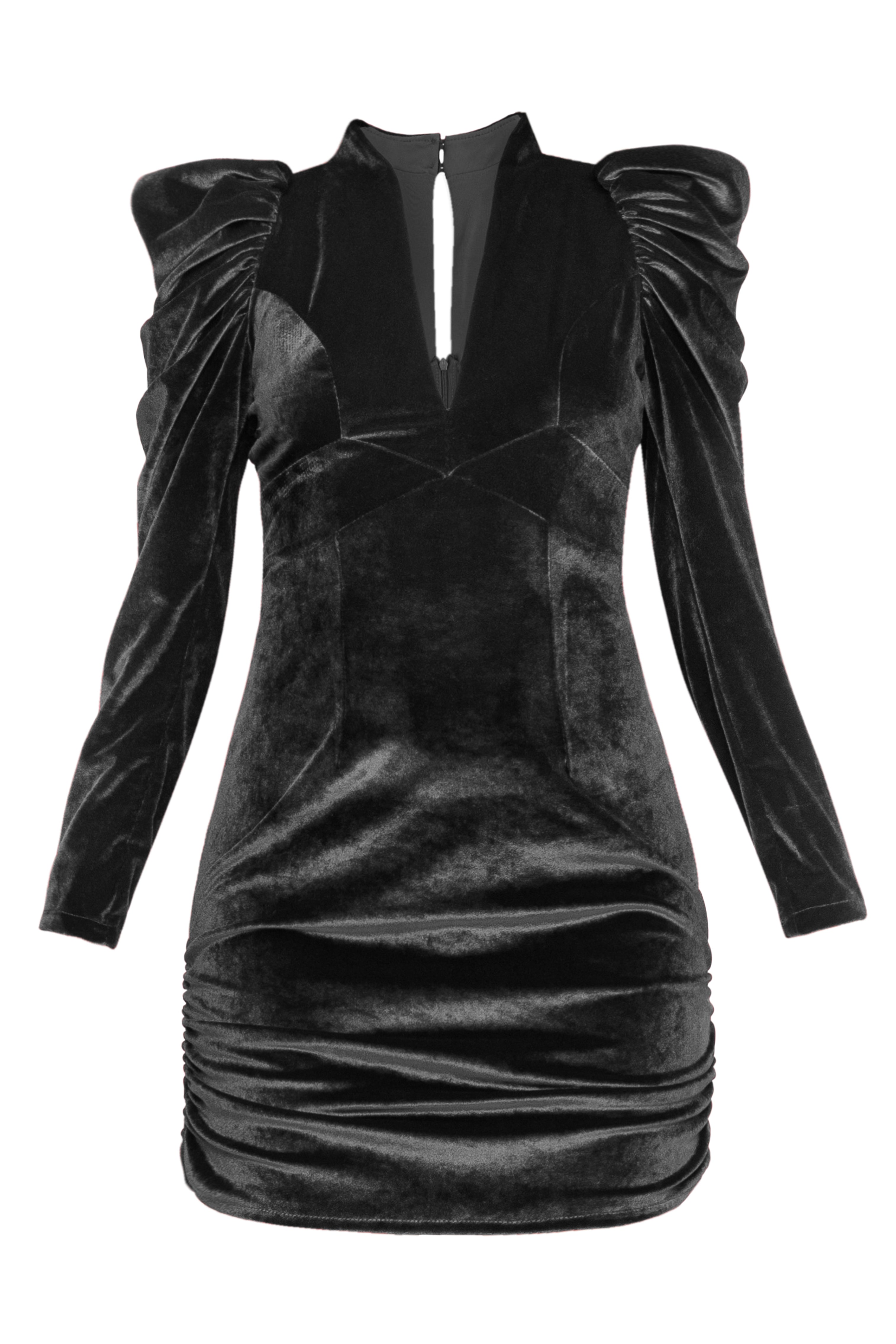 Diana Velvet Dress Black