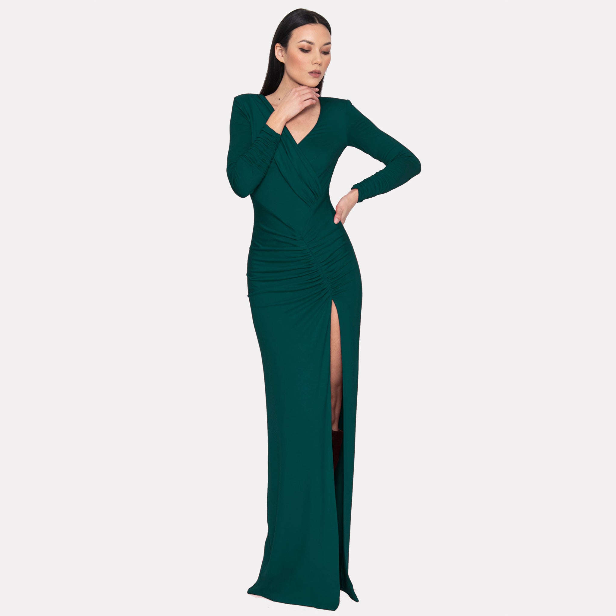 Aurora Maxi Dress Emerald