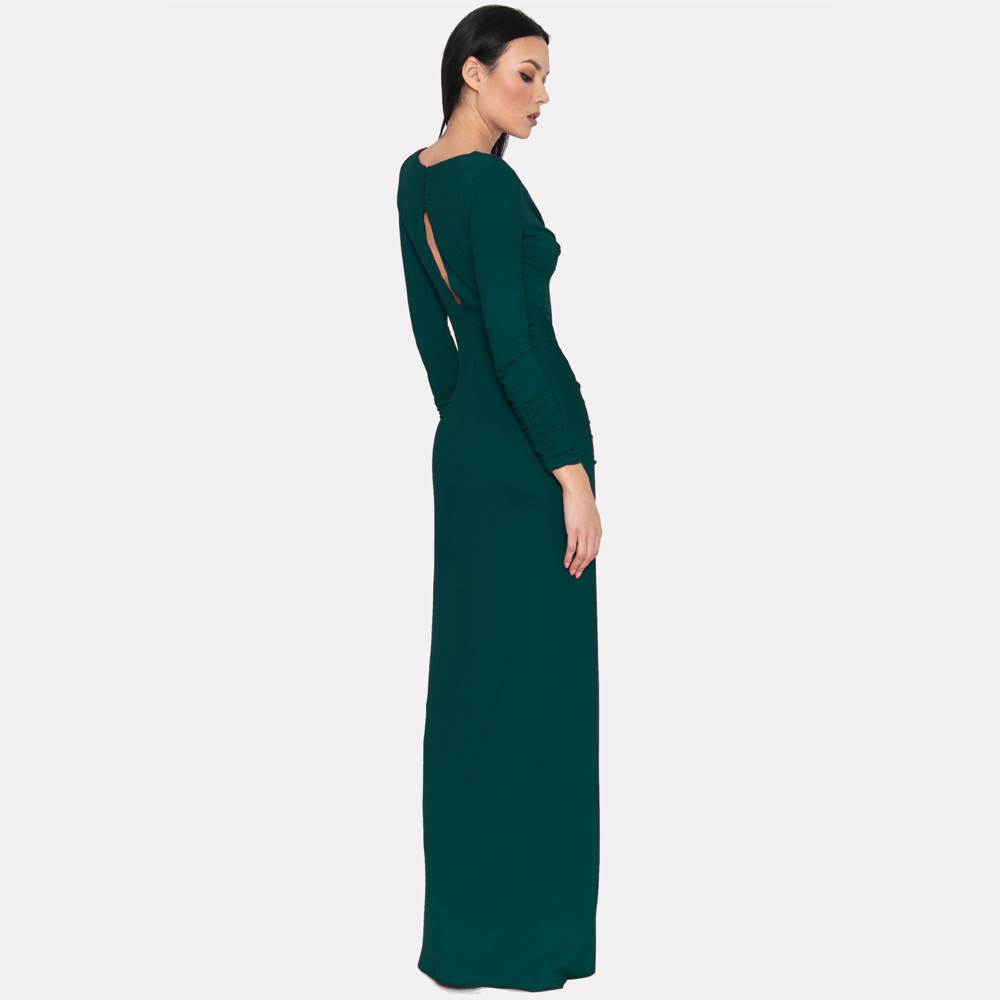 Aurora Maxi Dress Emerald