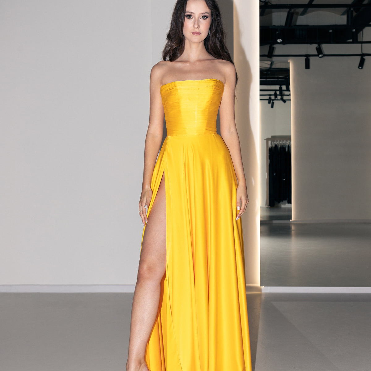 white christmas dresses Nana Jacqueline Women's Elara Dress - Yellow main image 1