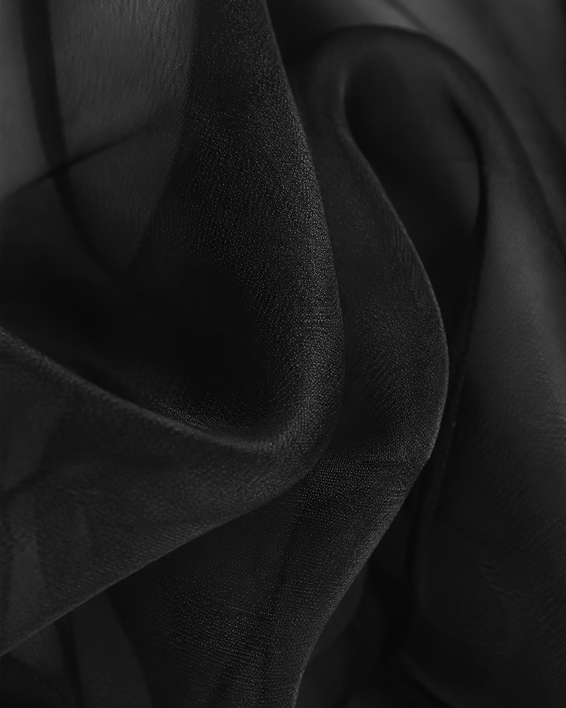 Chiffon Sash Black