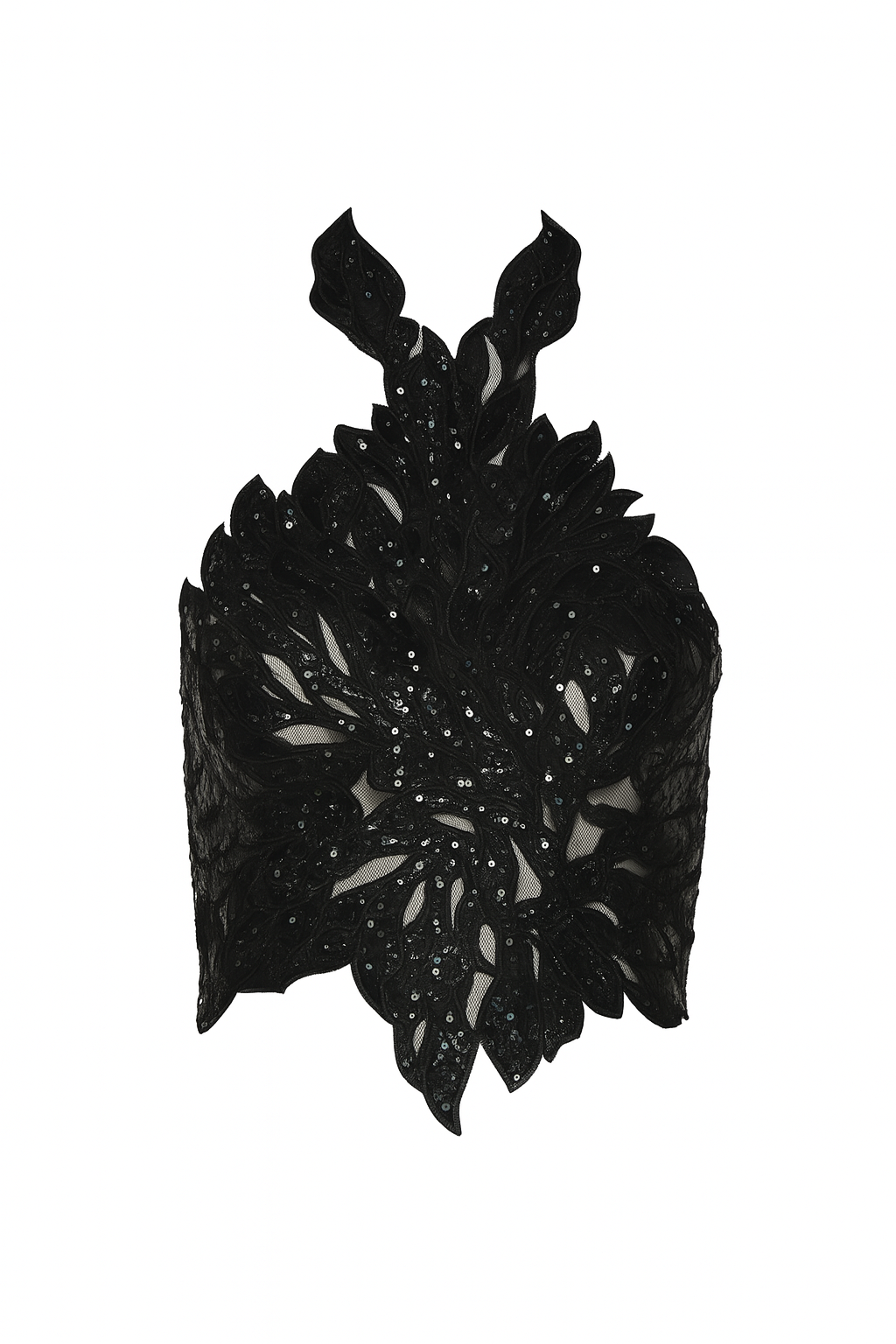 Black Orchidea Guipure Top