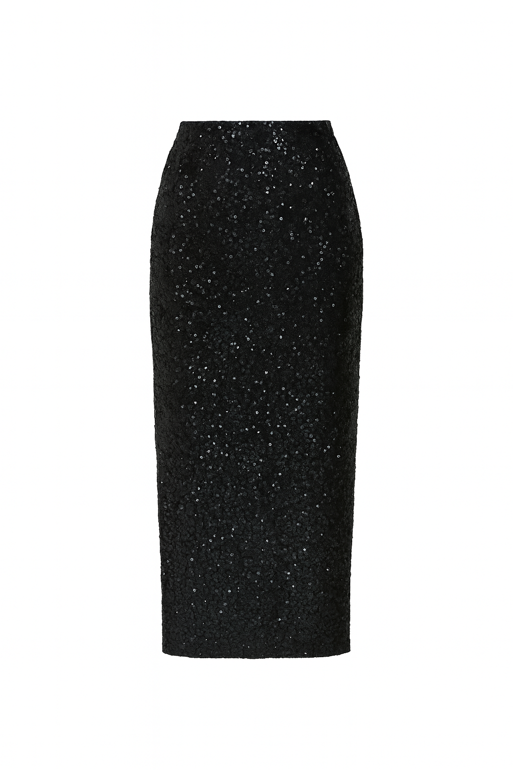 Sequin pencil skirt Black Stardust