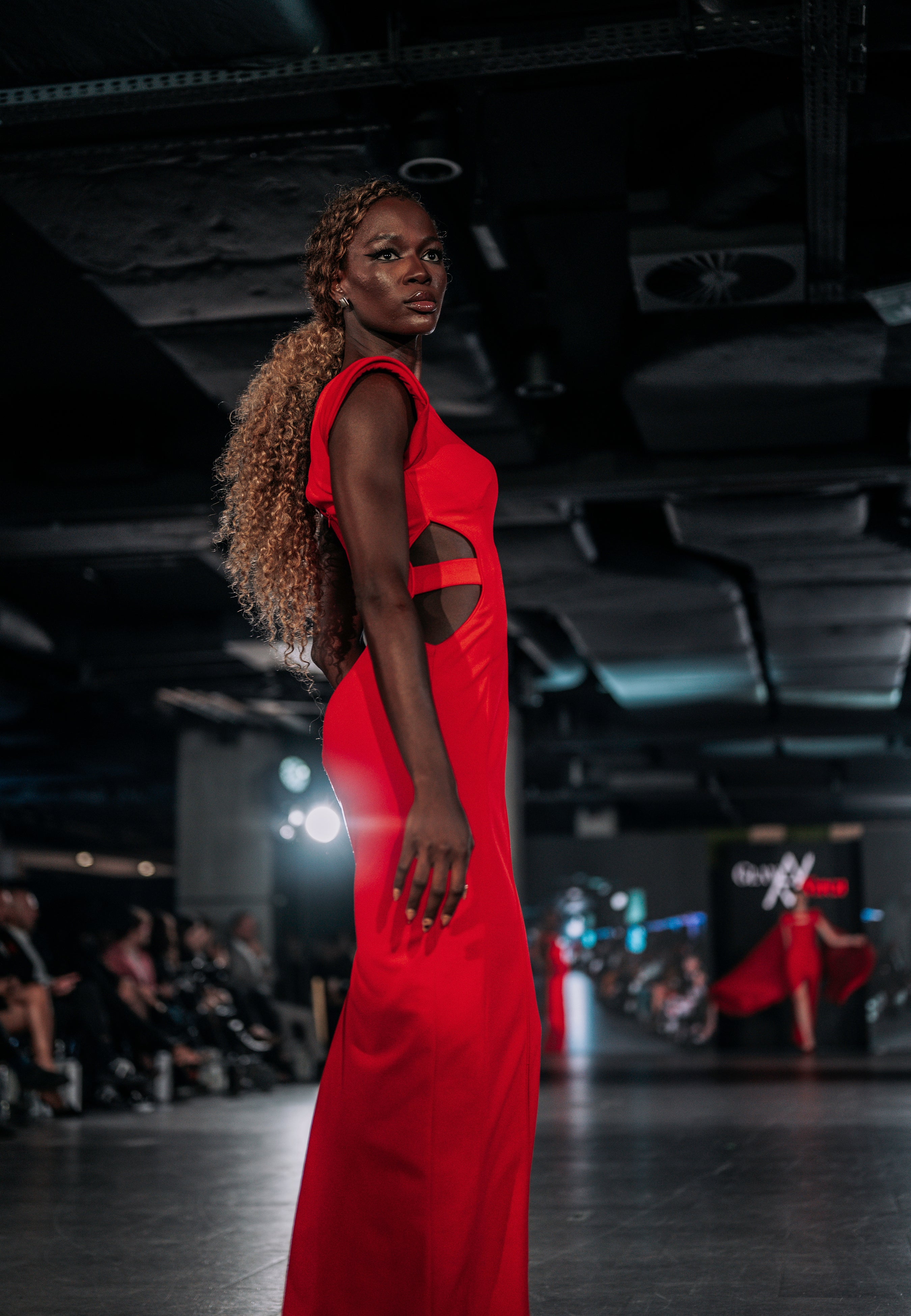 Red Cocktail Dress with Cut-Outs – Glam Witch Collection