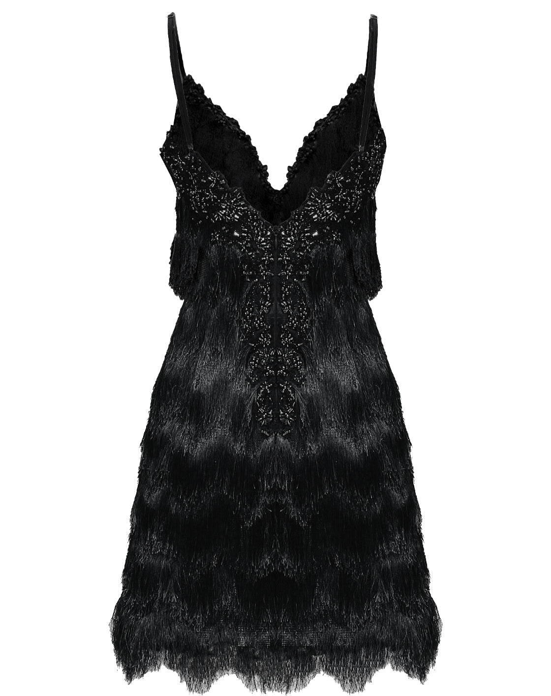 Sukienka koktajlowa Gatsby w kolorze czarnym