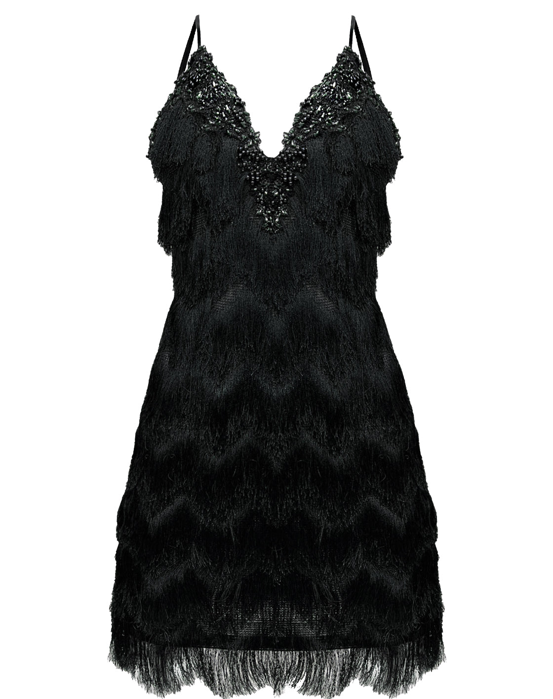 Sukienka koktajlowa Gatsby w kolorze czarnym
