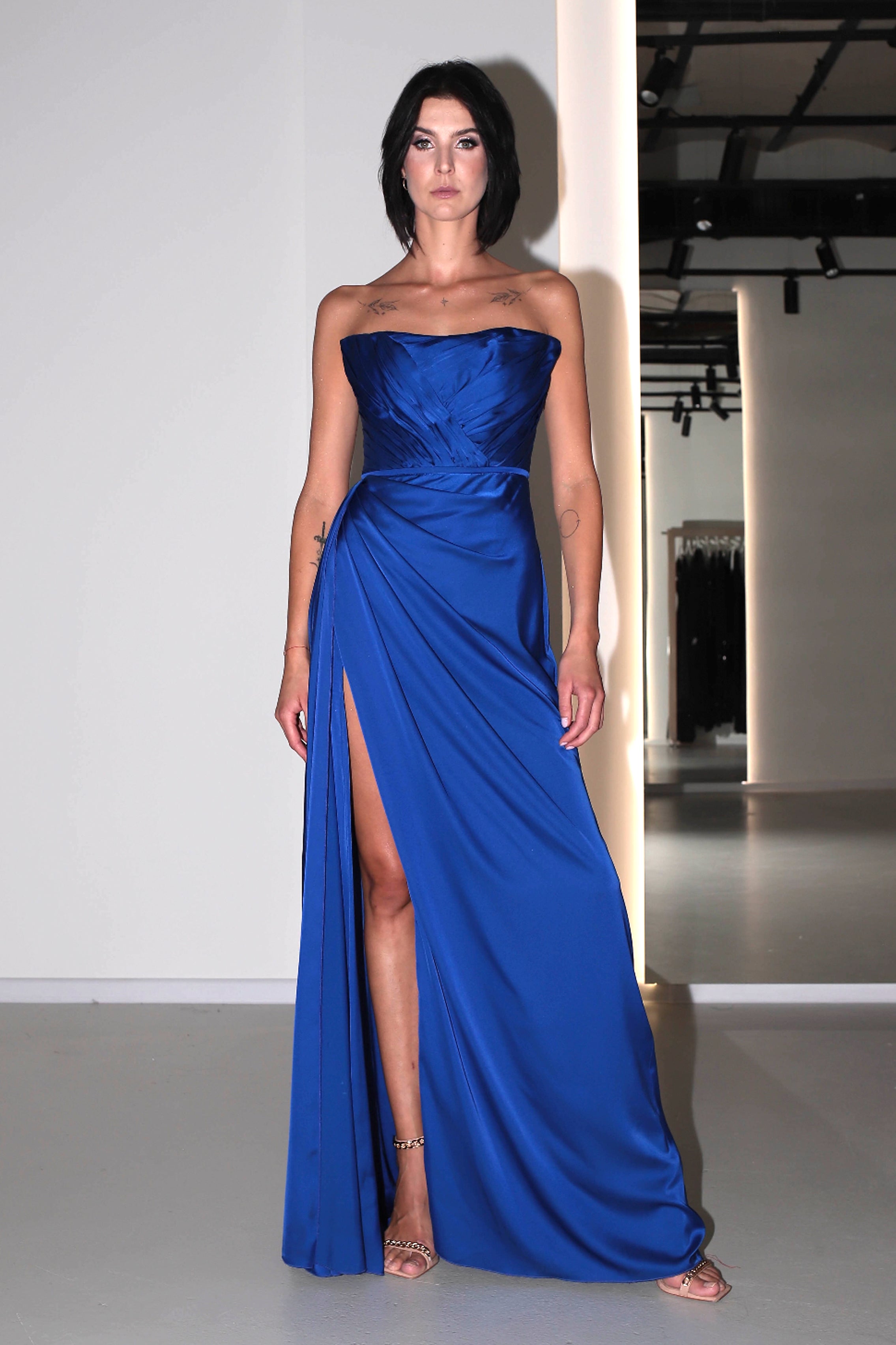 Satin Evening Gown Diana