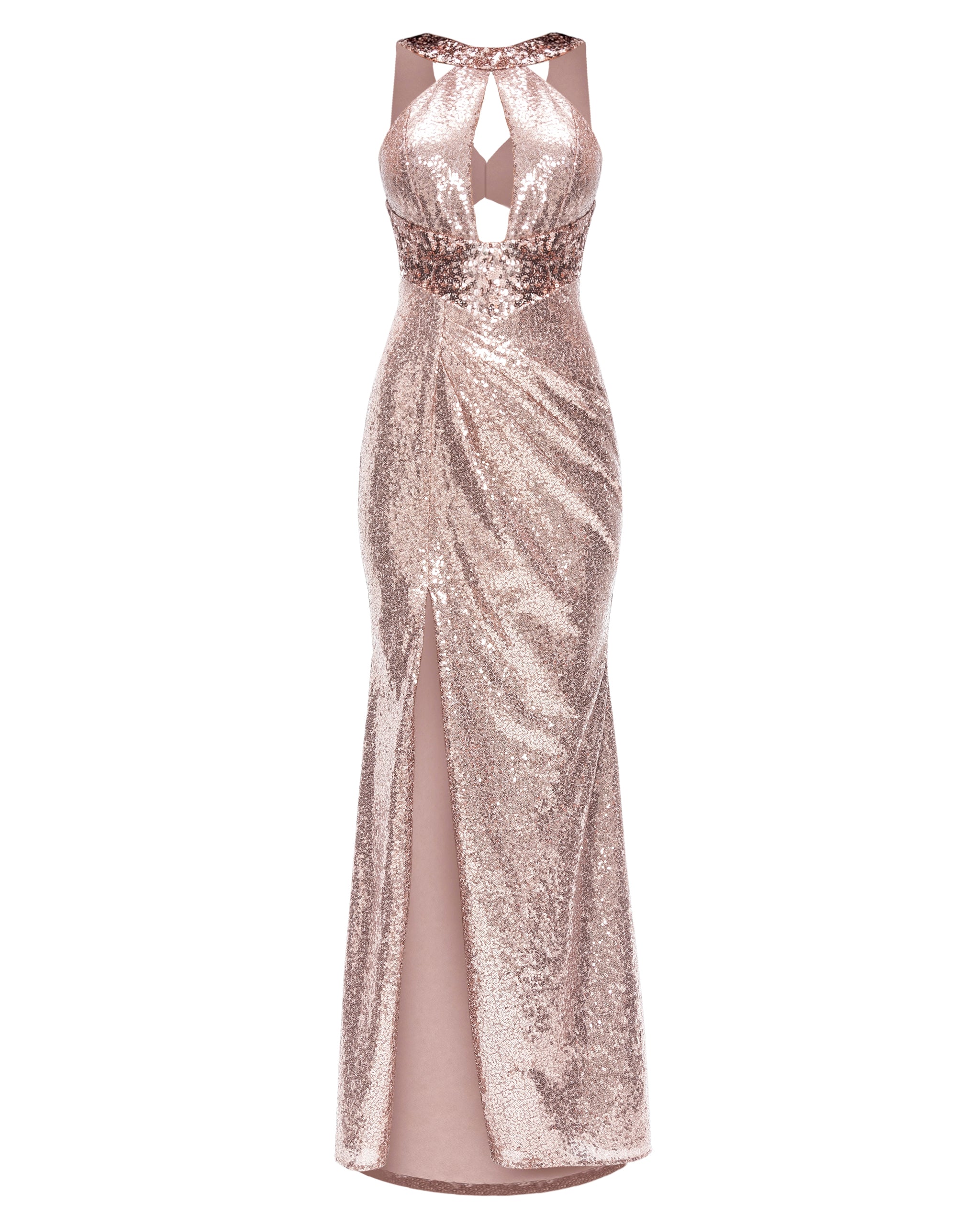 Casadei Evening Gown Champagne Pink