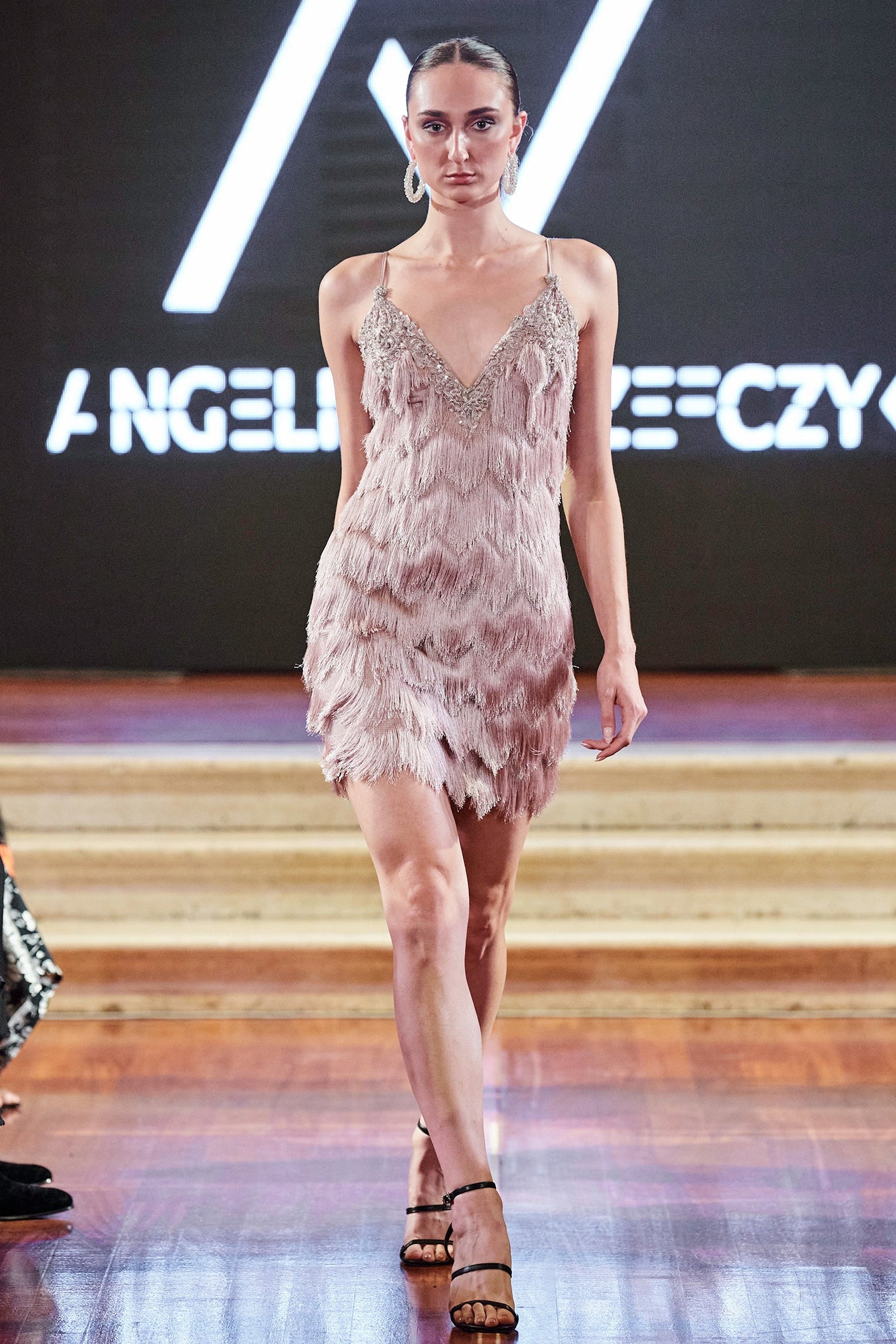 Gatsby Cocktail Dress Dusty Pink Angelika Jozefczyk 3